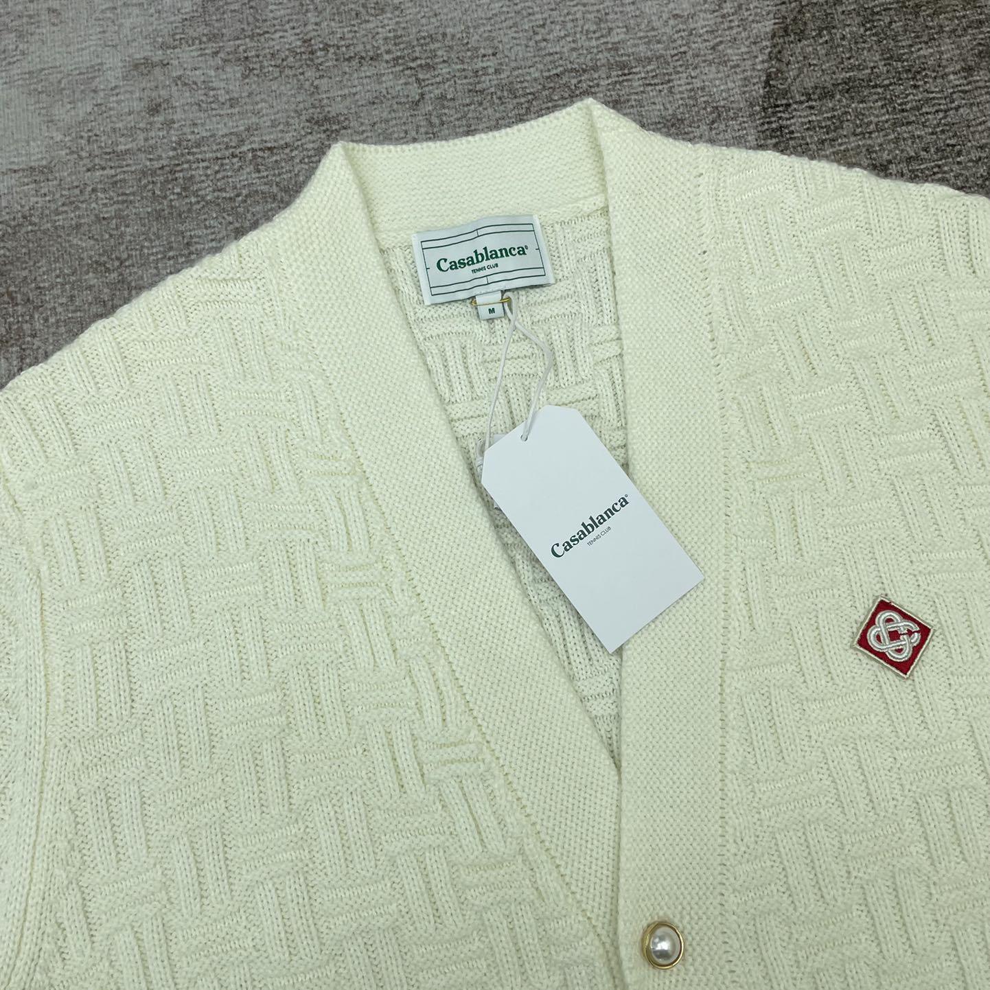 Casablanca Column Stitch Cardigan     D0082 - DopestKickz