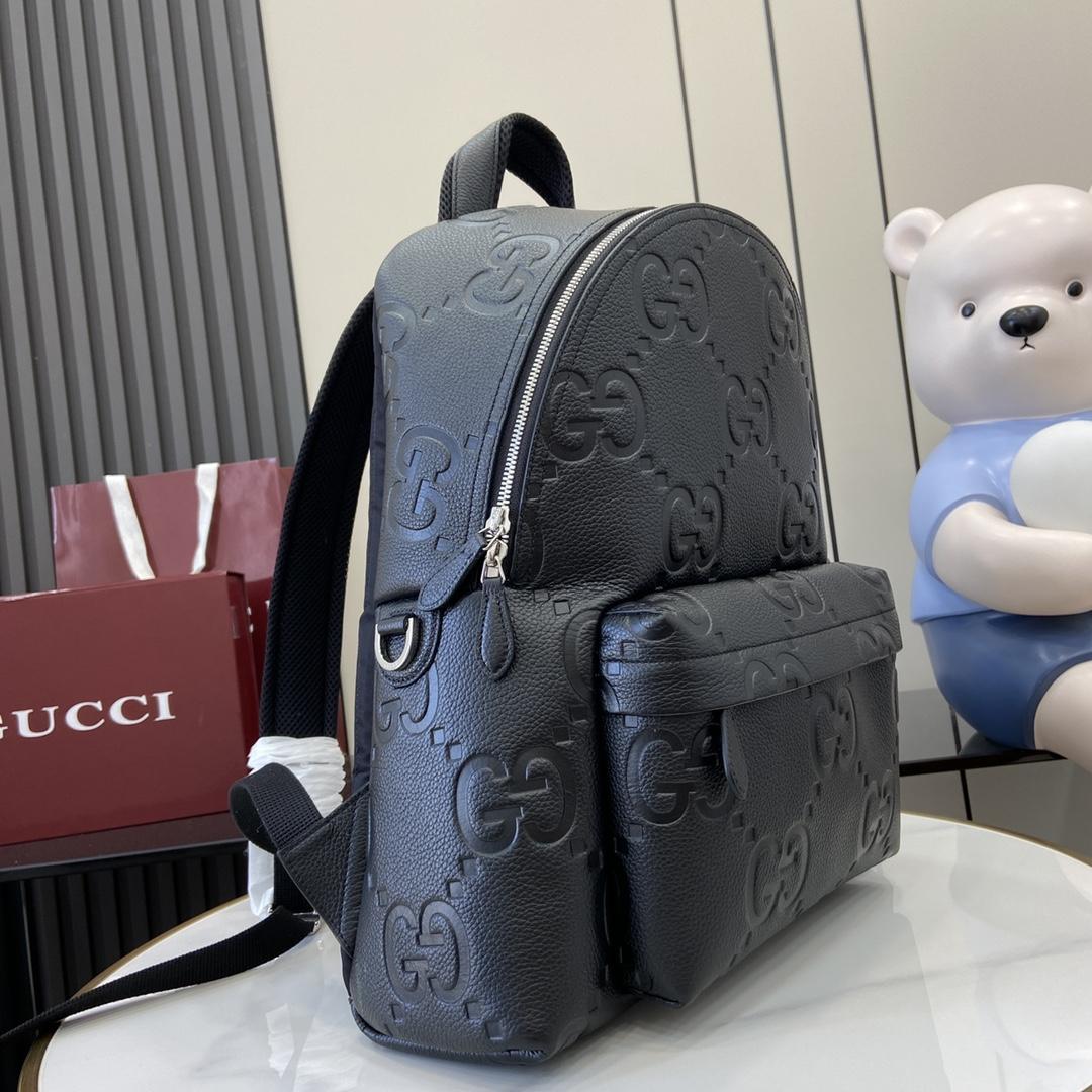 Gucci Medium Jumbo GG Backpack - DopestKickz