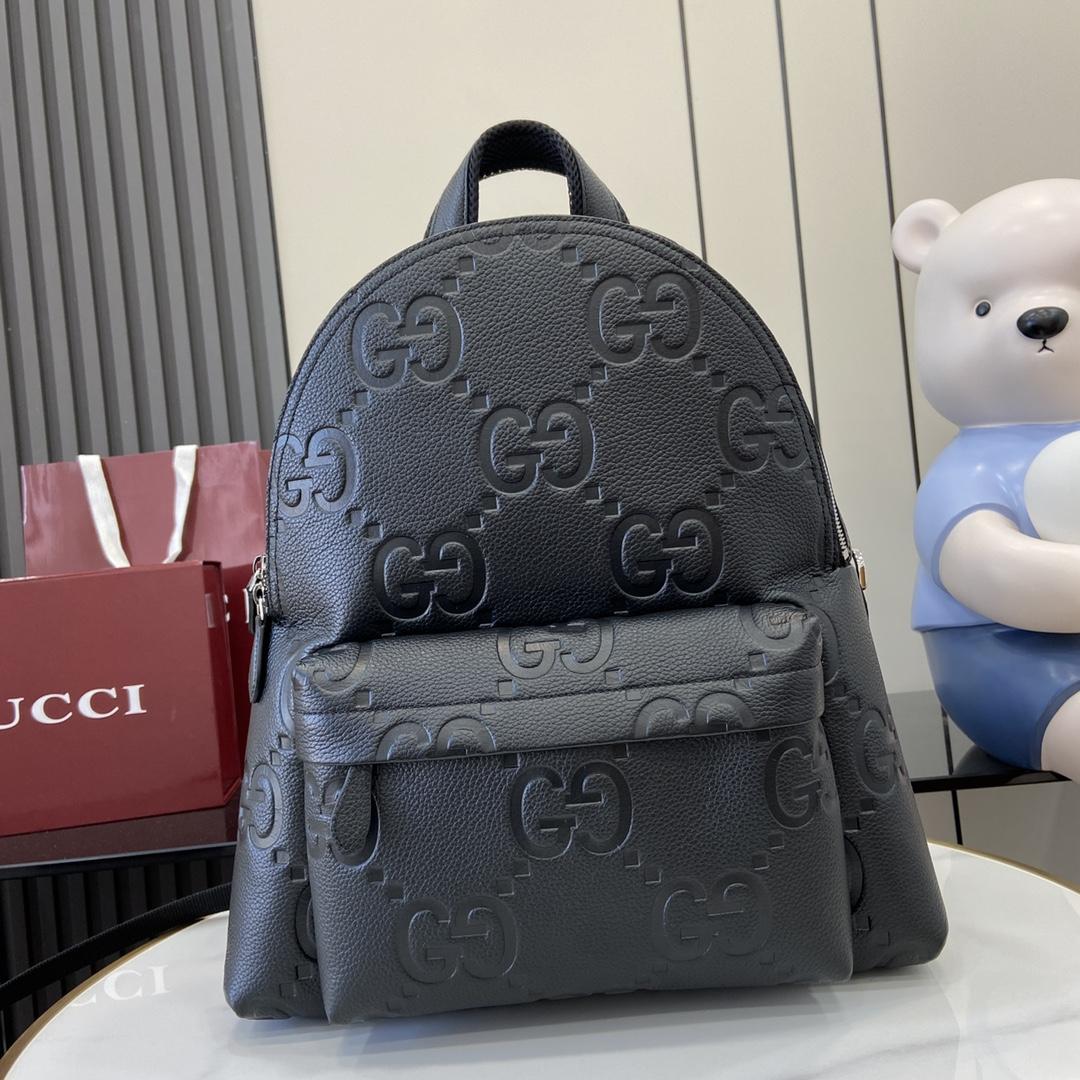 Gucci Medium Jumbo GG Backpack - DopestKickz
