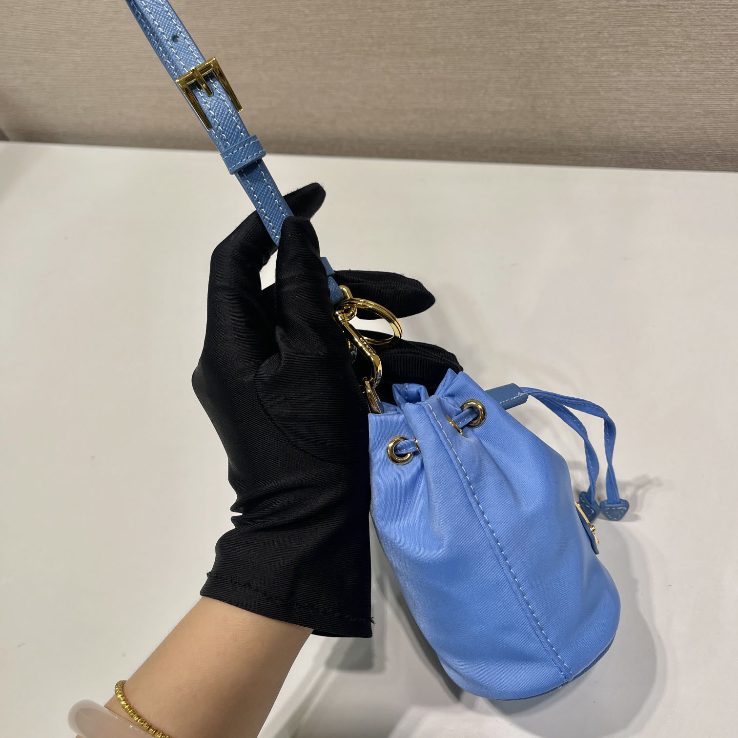 Prada Mini Icon Re-Nylon Bag Charm - DopestKickz