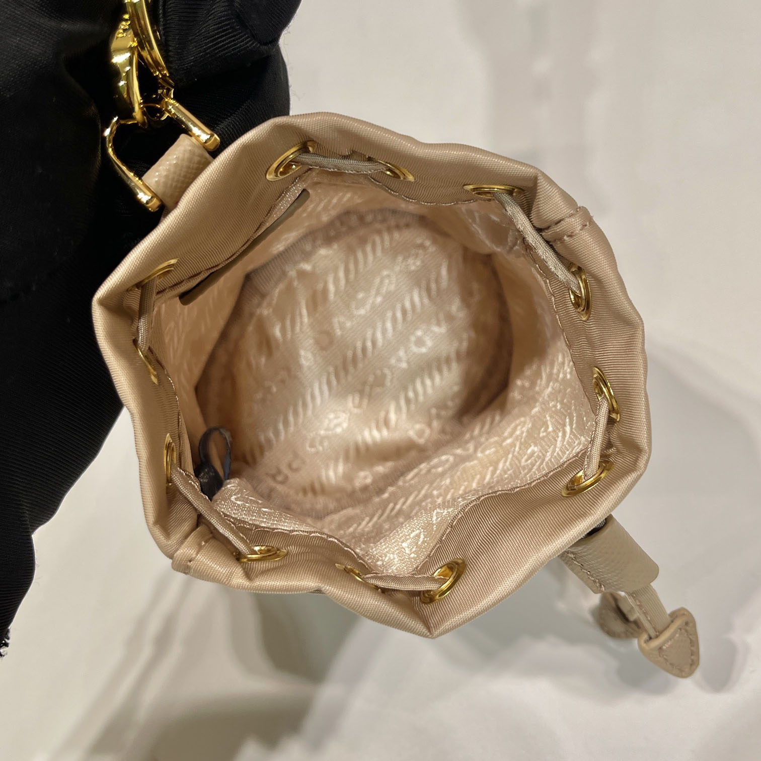 Prada Mini Icon Re-Nylon Bag Charm - DopestKickz