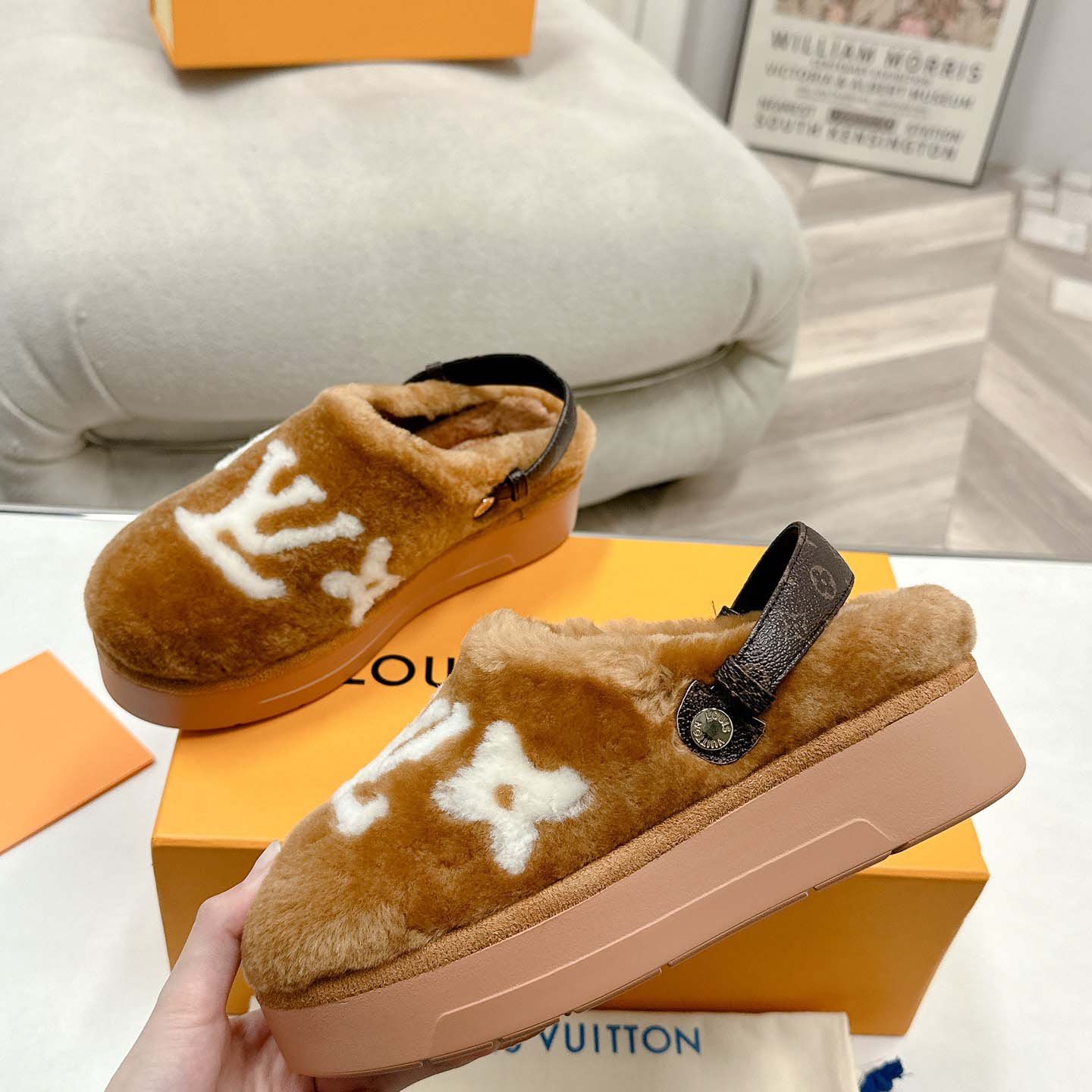 Louis Vuitton Aspen Platform Clog           - DopestKickz