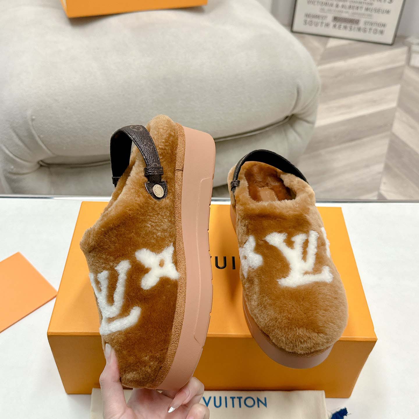Louis Vuitton Aspen Platform Clog           - DopestKickz