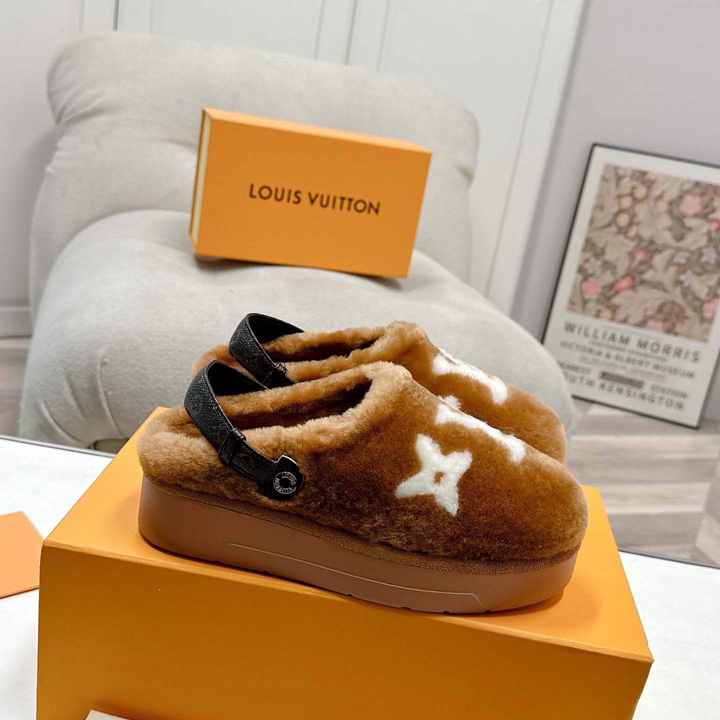Louis Vuitton Aspen Platform Clog           - DopestKickz