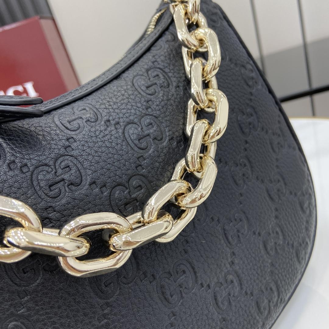 Gucci GG Emblem Small Shoulder Bag - DopestKickz
