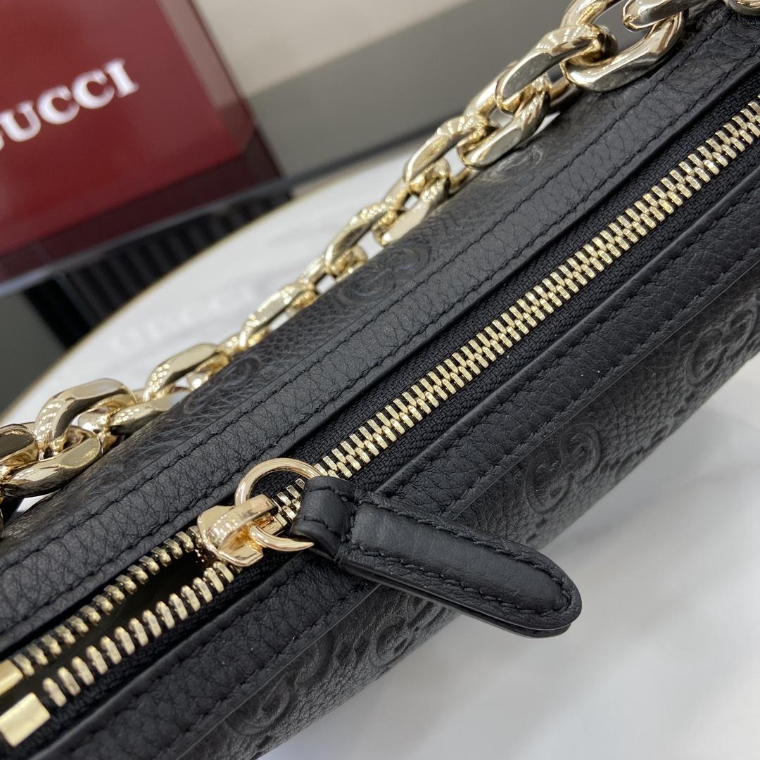 Gucci GG Emblem Small Shoulder Bag - DopestKickz