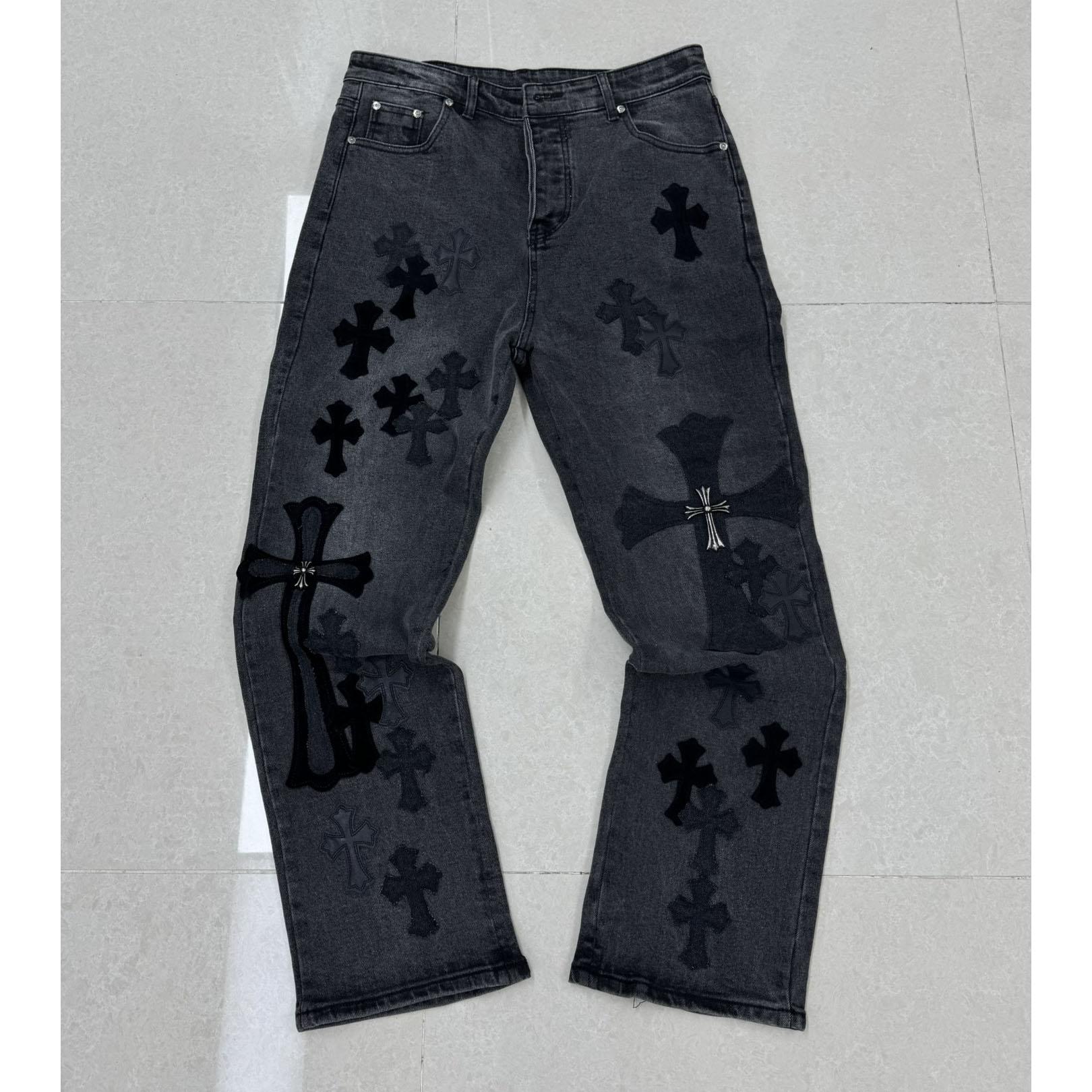 Chrome Heart X SexRecords Jeans - DopestKickz