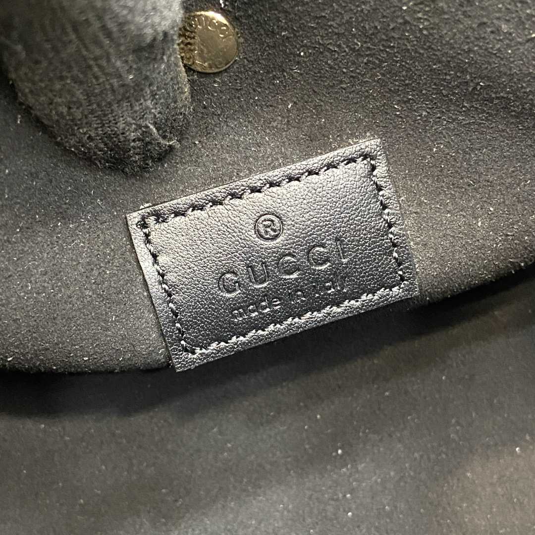 Gucci GG Emblem Mini Bucket Bag  - DopestKickz