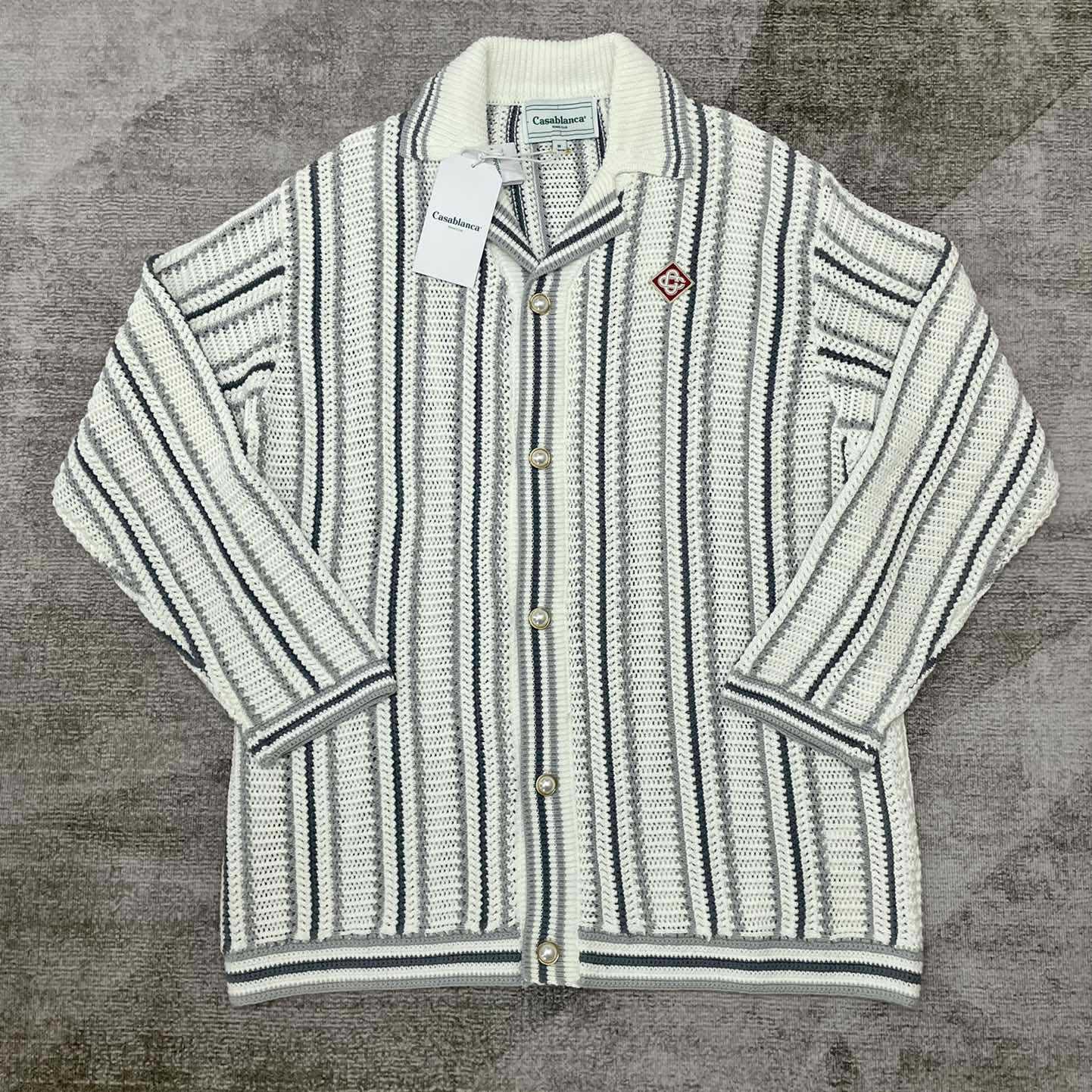 Casablanca Crochet Textured Cardigan   Z6003 - DopestKickz