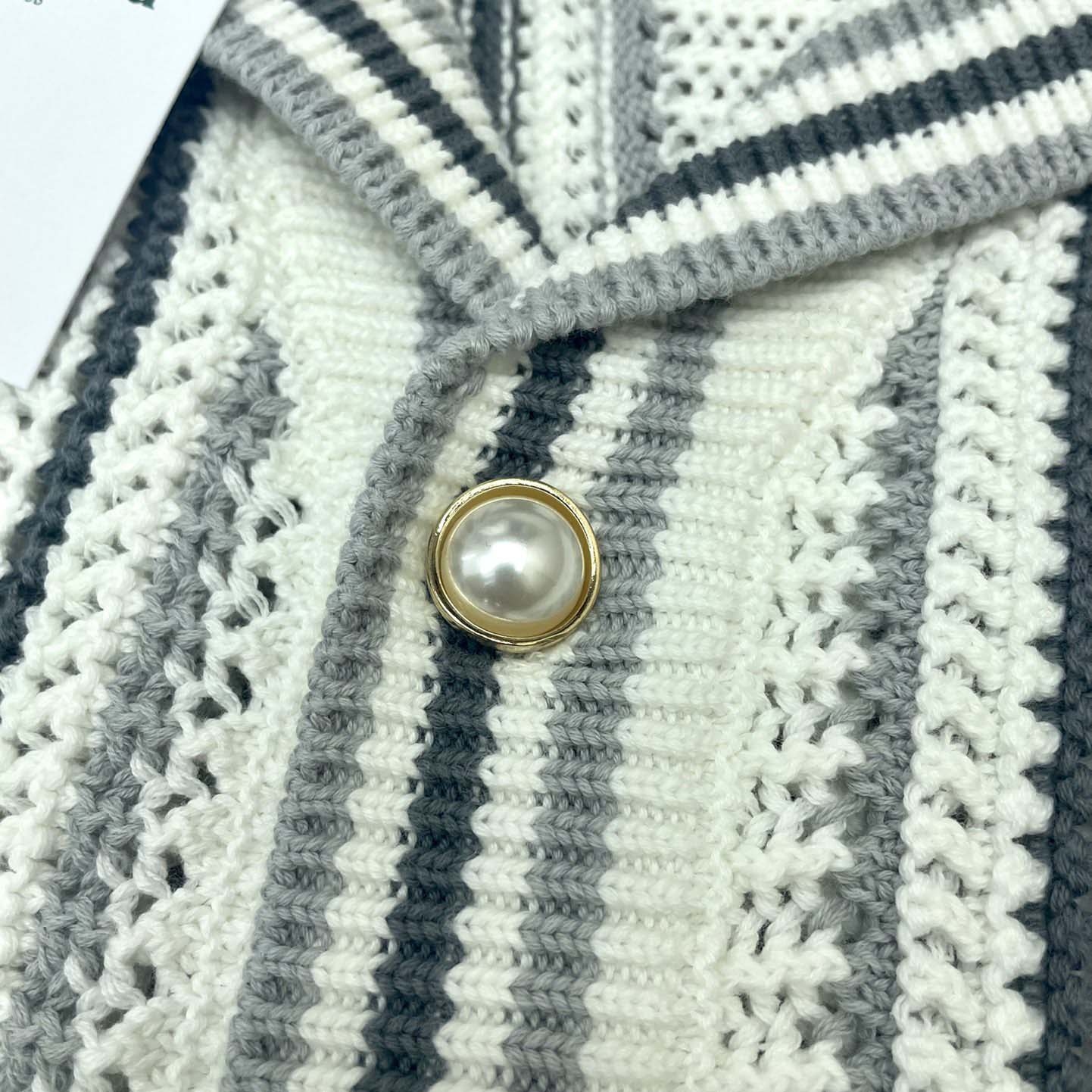 Casablanca Crochet Textured Cardigan   Z6003 - DopestKickz