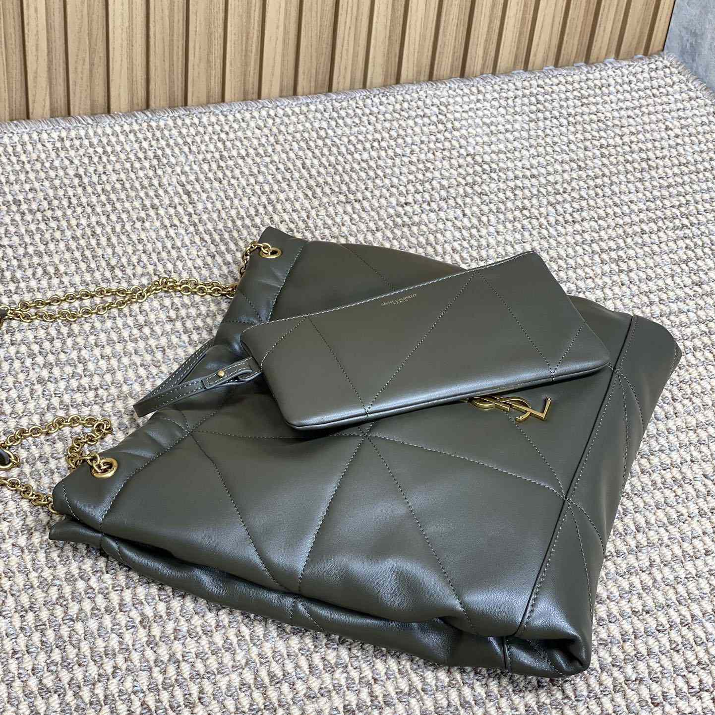 Saint Laurent Jamie Pochon In Lambskin - DopestKickz