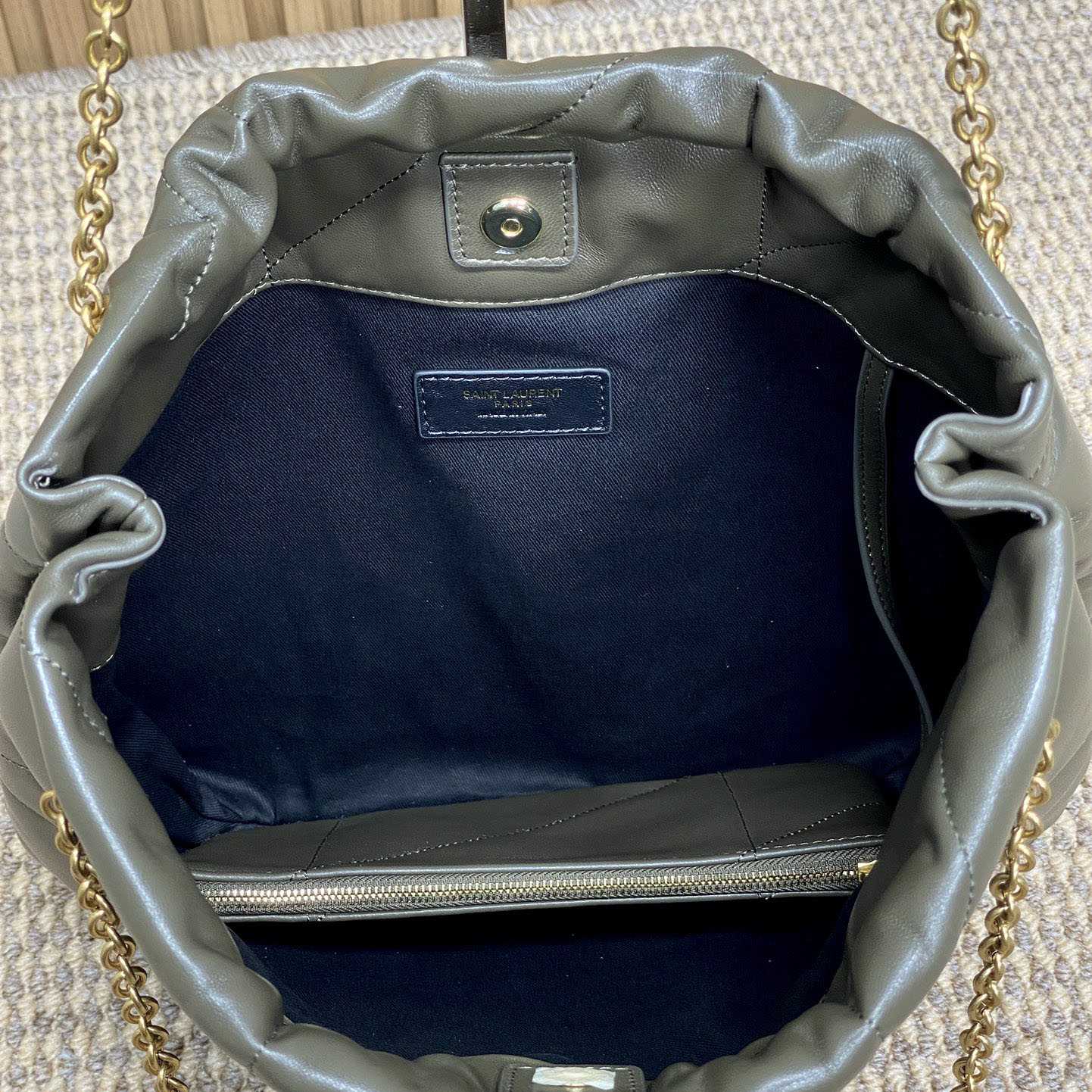 Saint Laurent Jamie Pochon In Lambskin - DopestKickz