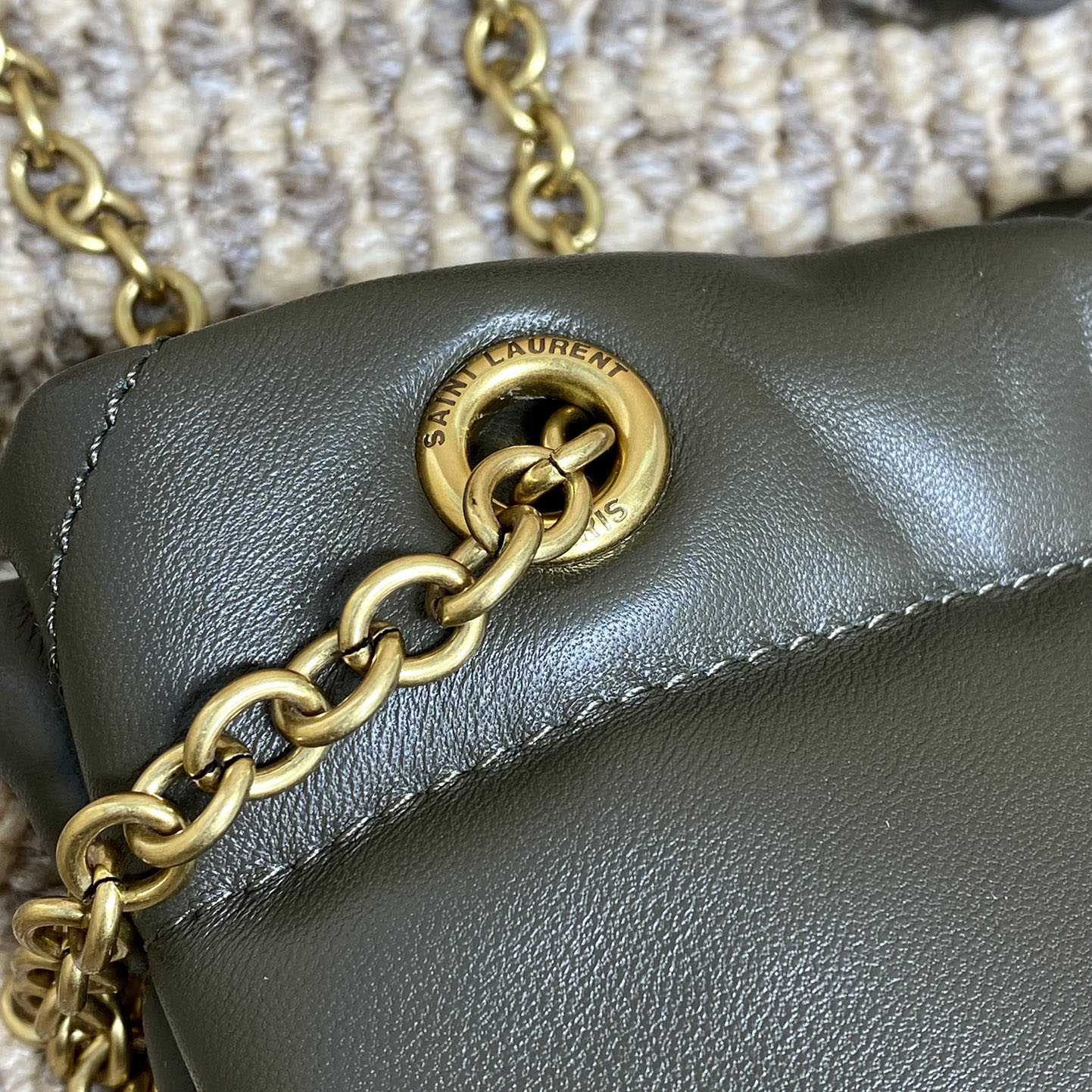 Saint Laurent Jamie Pochon In Lambskin - DopestKickz