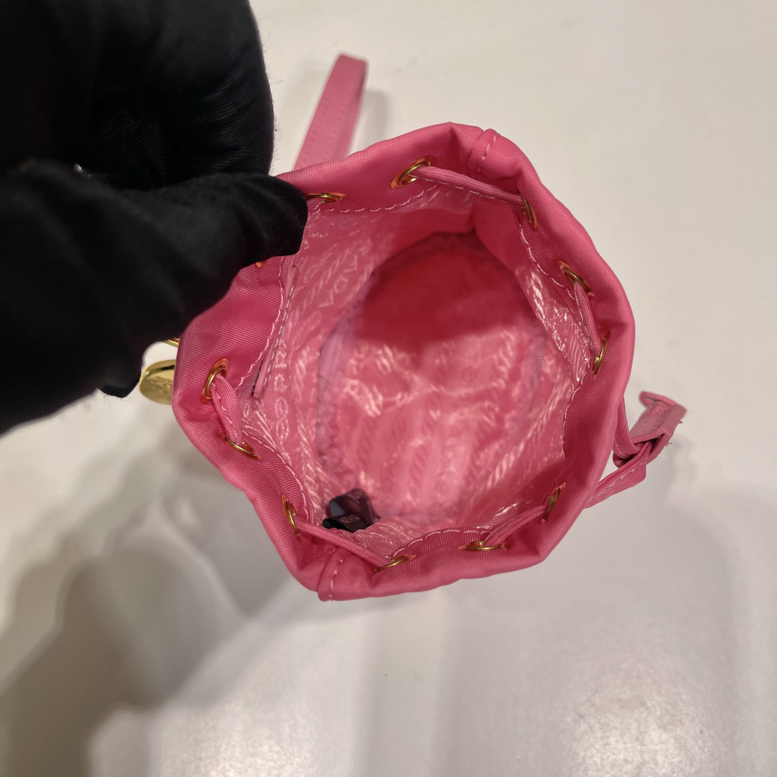 Prada Mini Icon Re-Nylon Bag Charm - DopestKickz