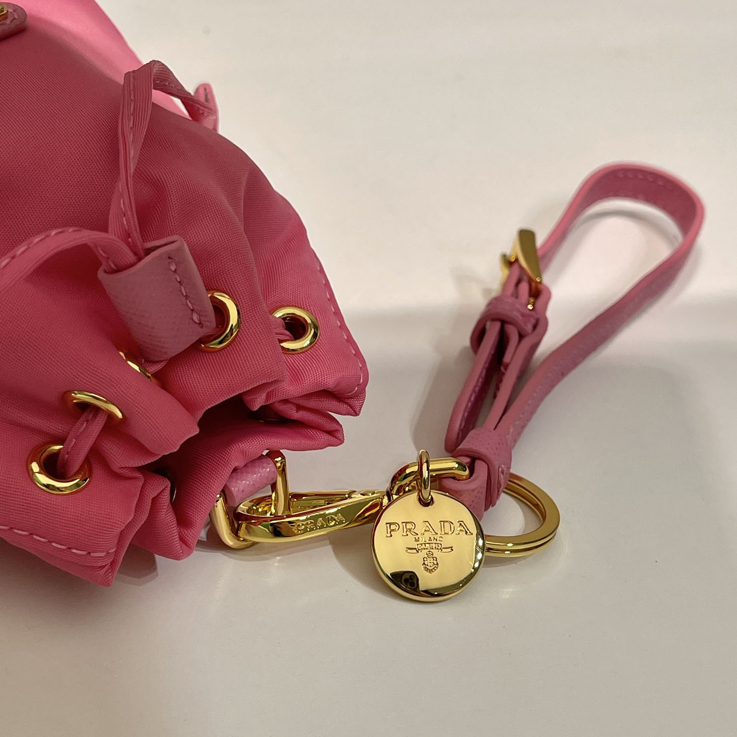 Prada Mini Icon Re-Nylon Bag Charm - DopestKickz