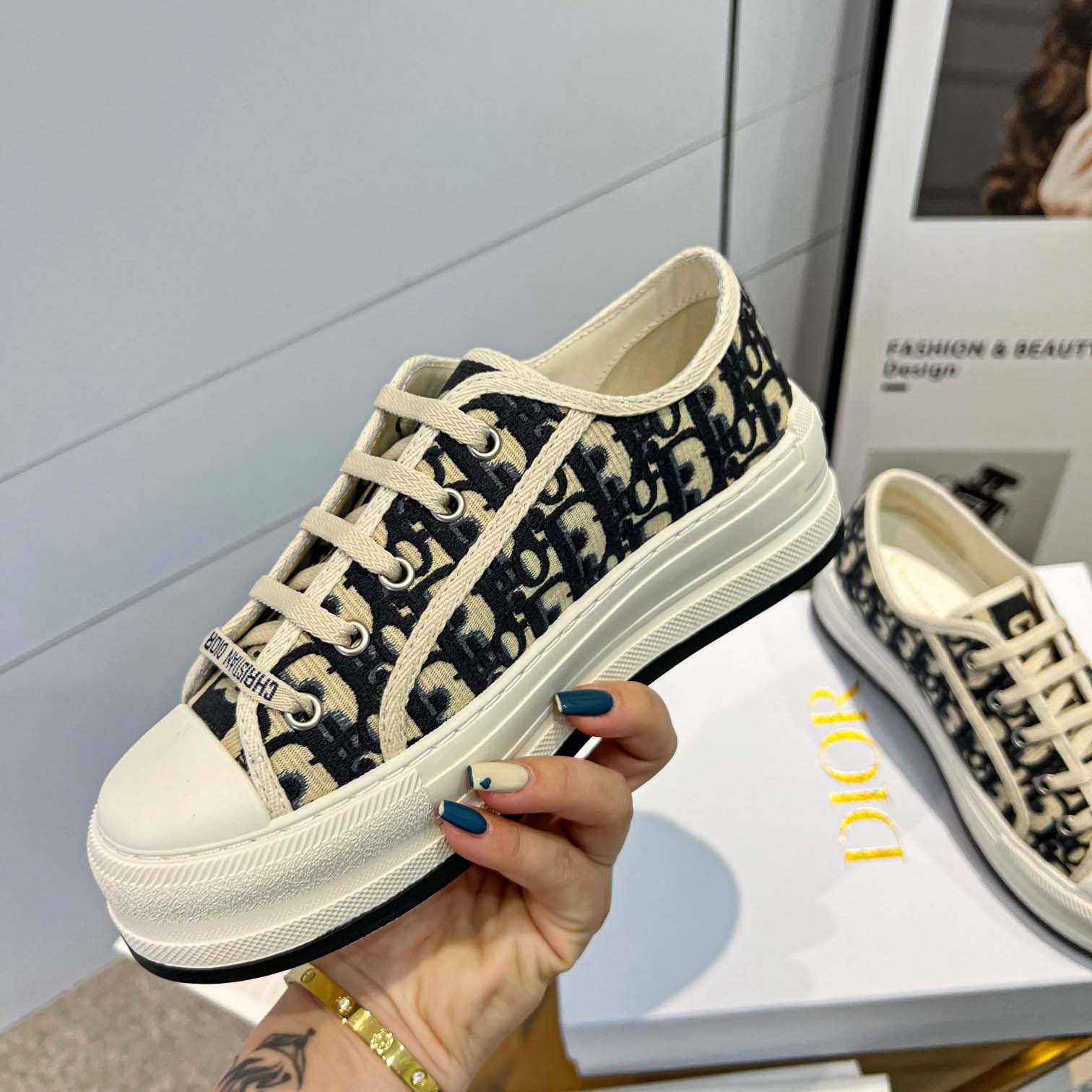 Dior Walk'n'Dior Platform Sneaker - DopestKickz