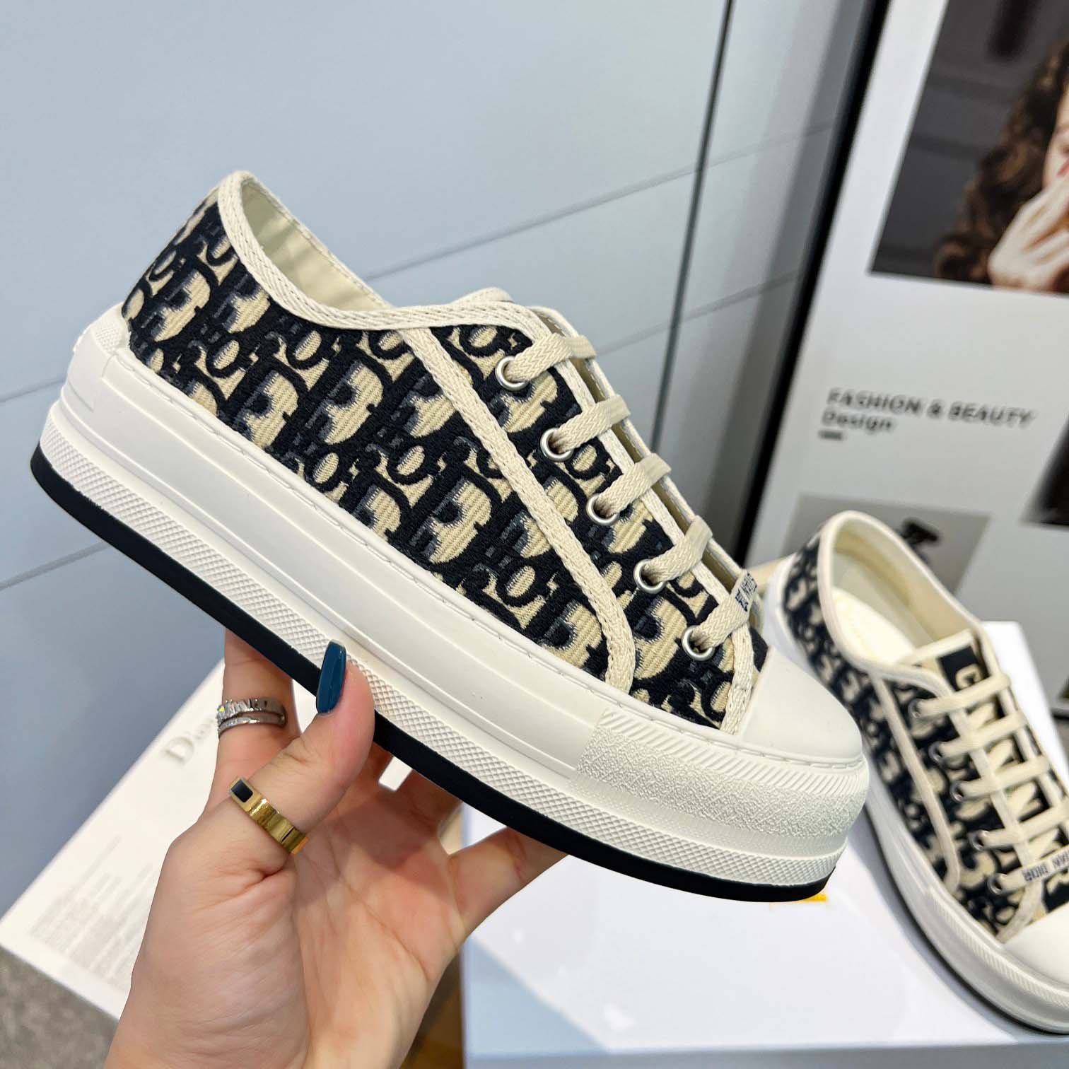 Dior Walk'n'Dior Platform Sneaker - DopestKickz