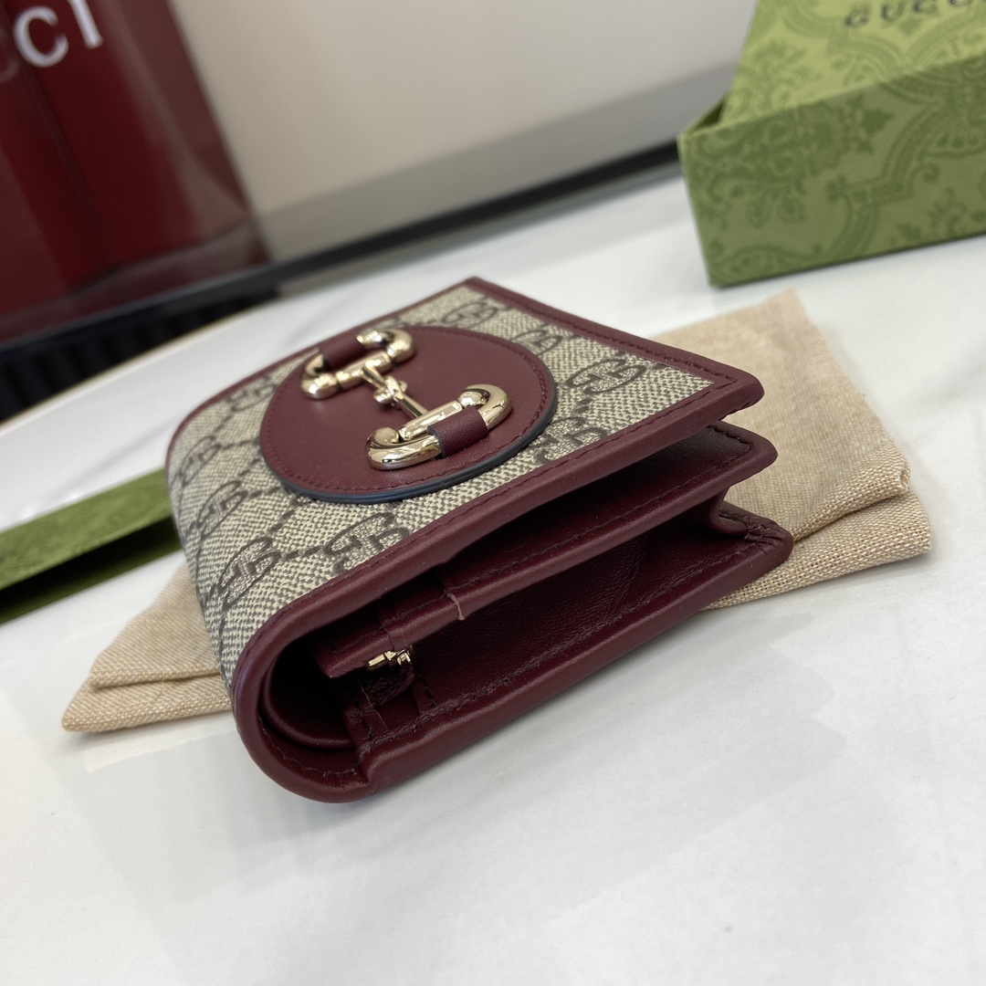 Gucci Horsebit 1955 Card Case Wallet - DopestKickz