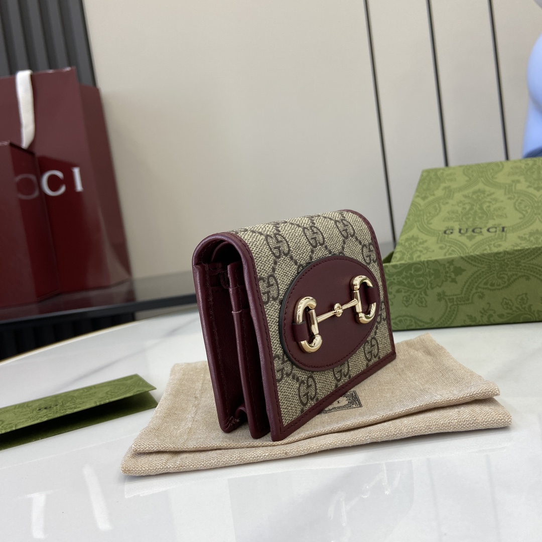 Gucci Horsebit 1955 Card Case Wallet - DopestKickz