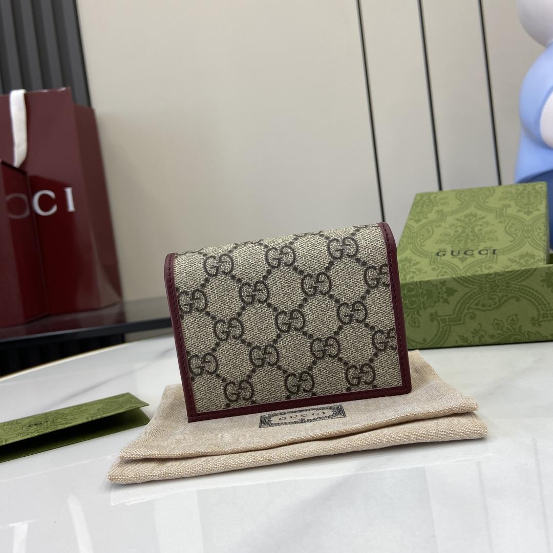 Gucci Horsebit 1955 Card Case Wallet - DopestKickz