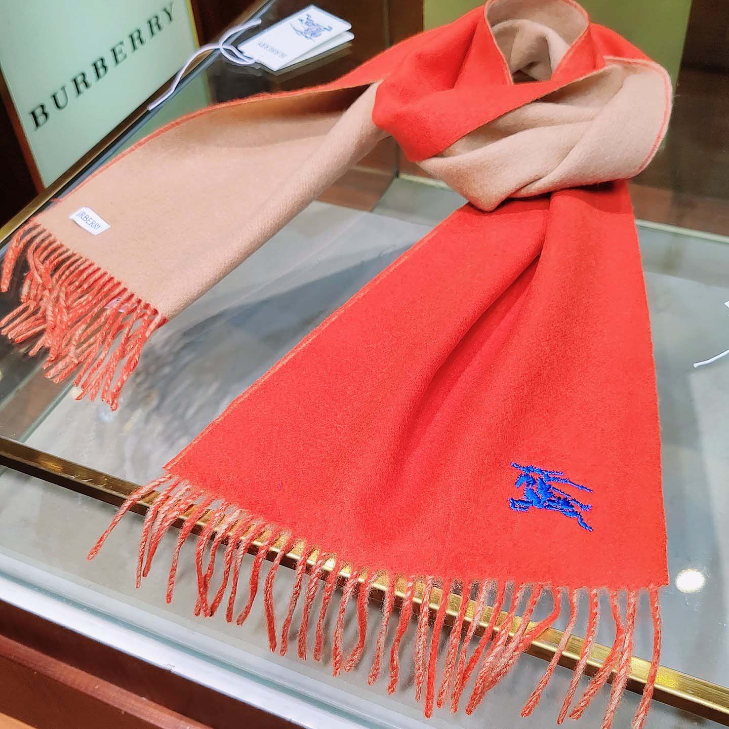 Burberry Reversible Cashmere Scarf - DopestKickz