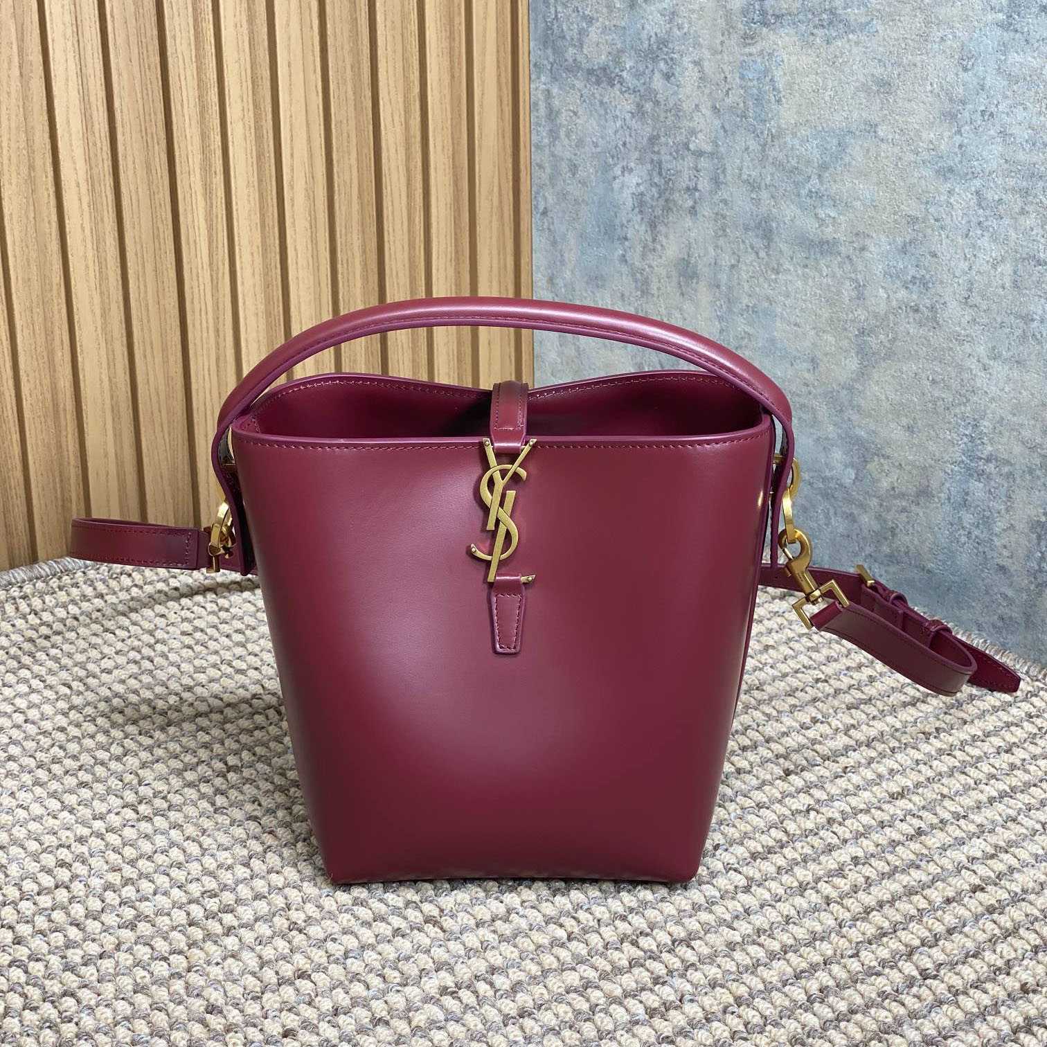 Saint Laurent Le 37 Small In Shiny Leather - DopestKickz