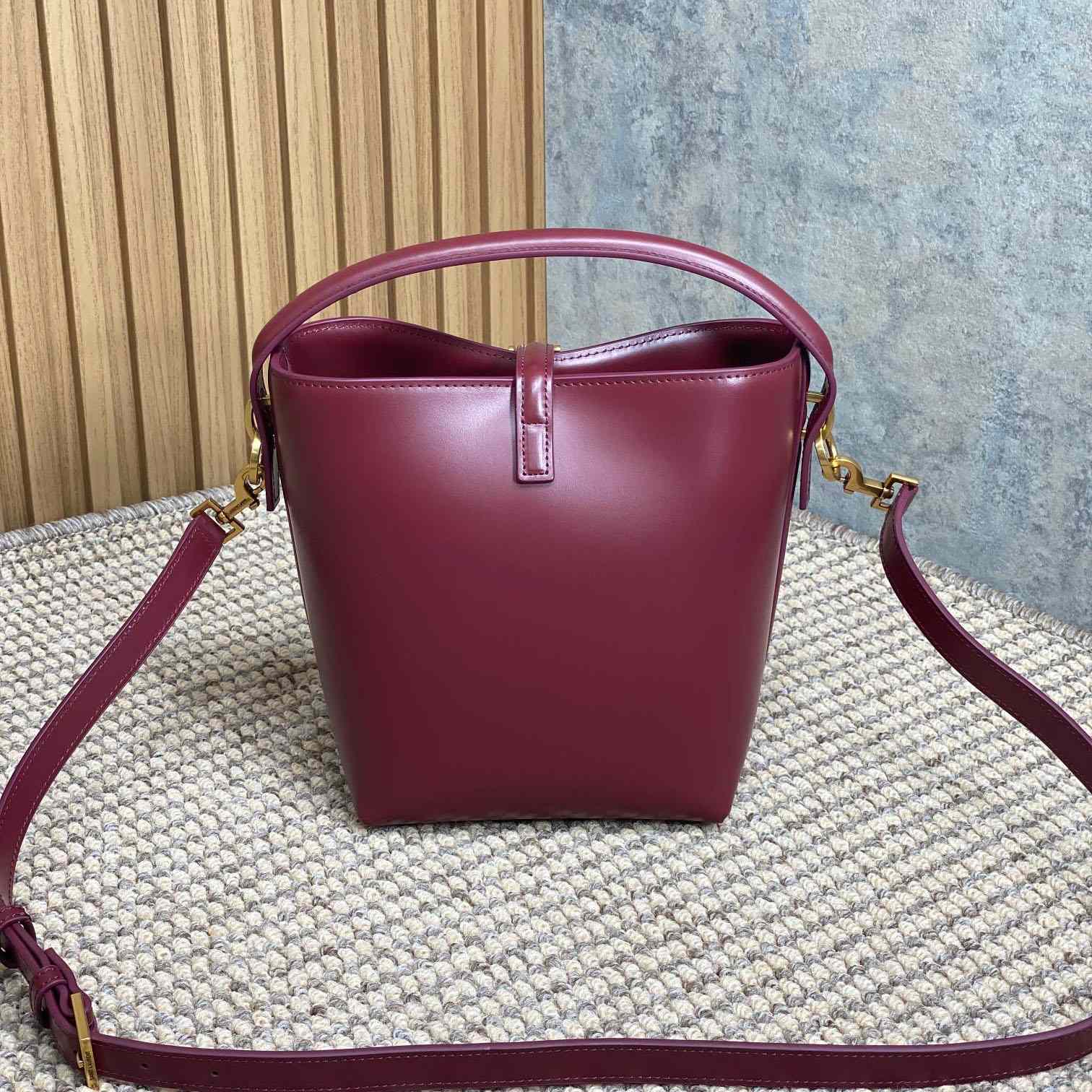 Saint Laurent Le 37 Small In Shiny Leather - DopestKickz