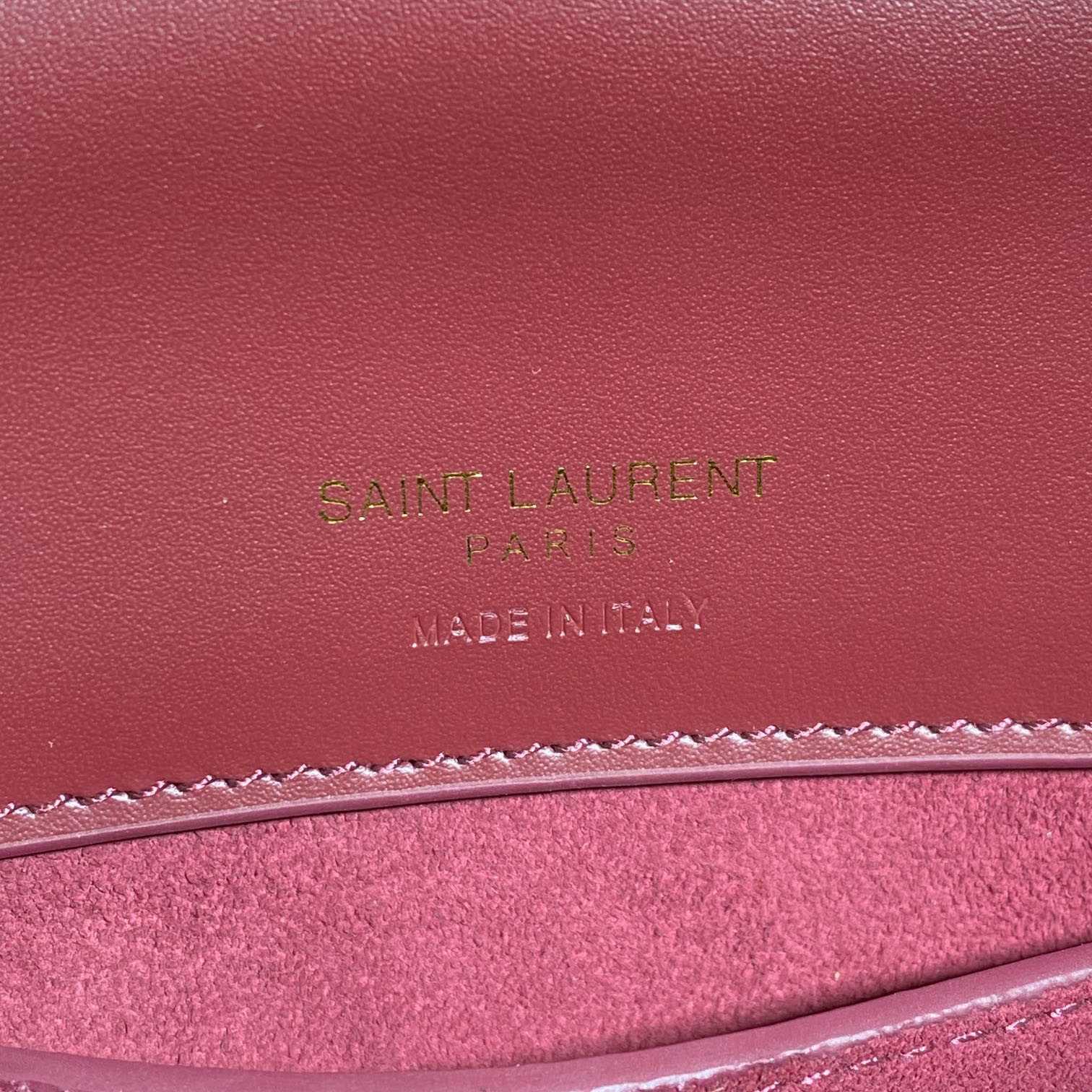 Saint Laurent Le 37 Small In Shiny Leather - DopestKickz