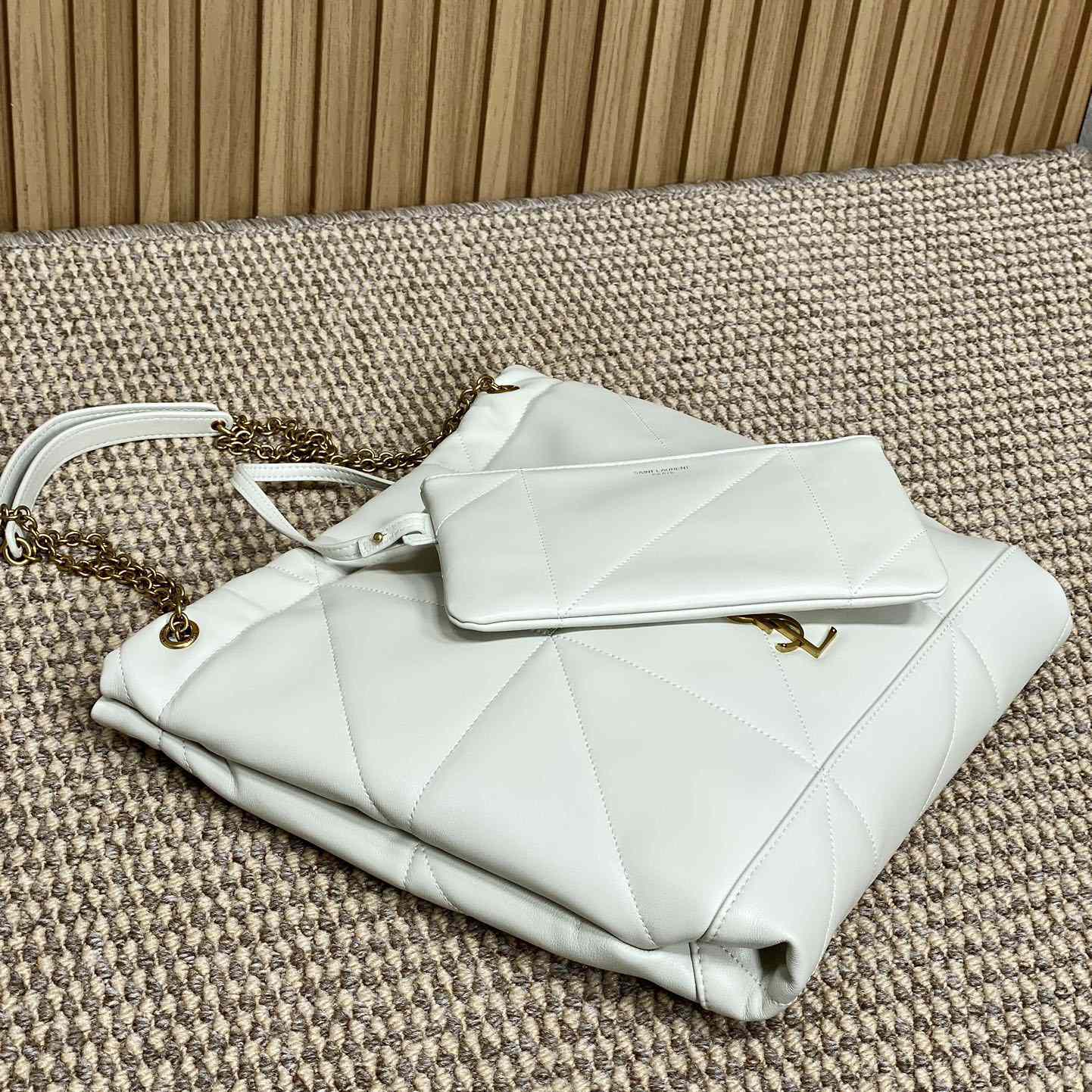 Saint Laurent Jamie Pochon In Lambskin - DopestKickz