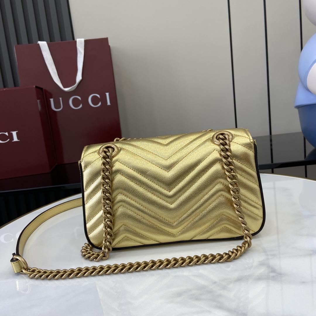Gucci GG Marmont Mini Shoulder Bag - DopestKickz