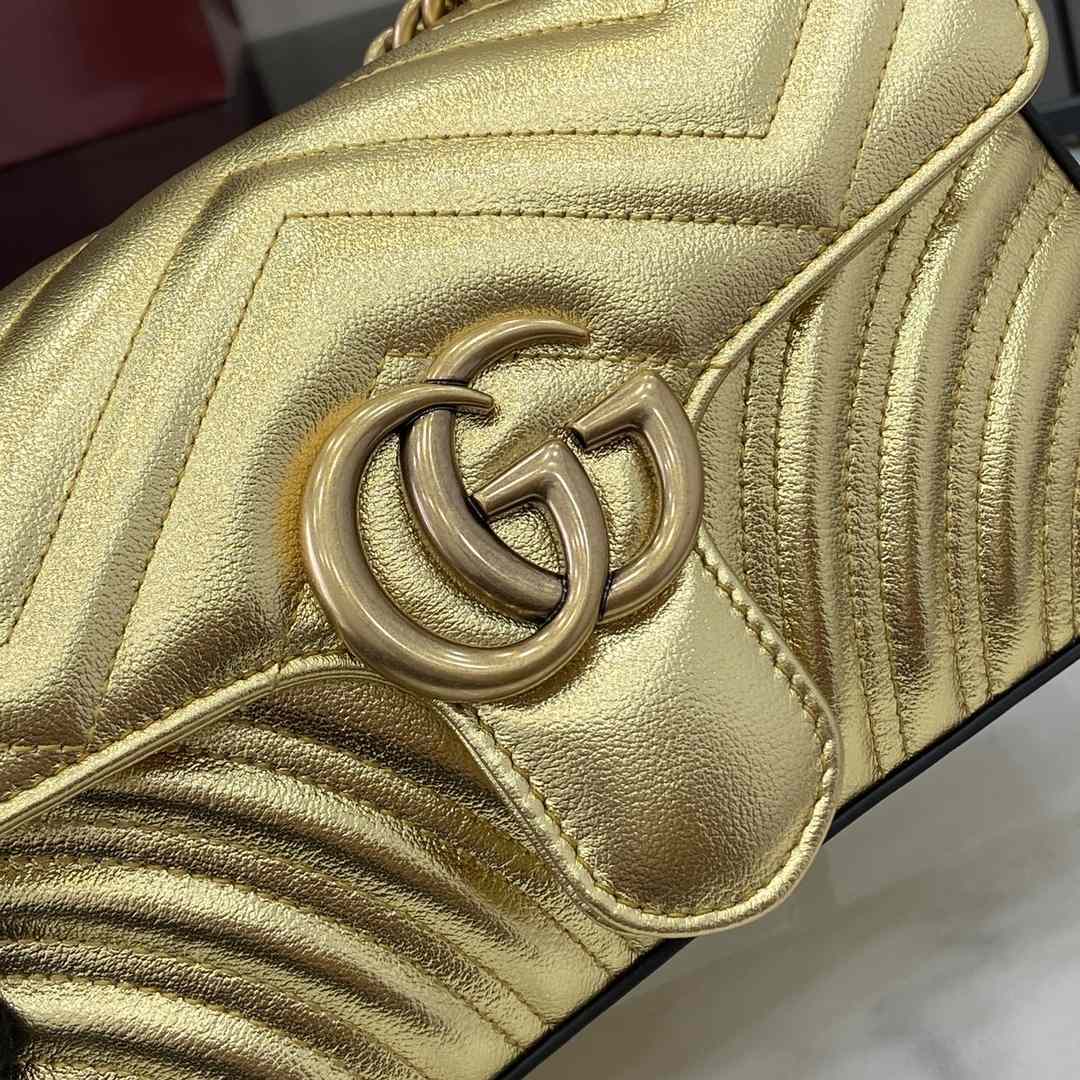 Gucci GG Marmont Mini Shoulder Bag - DopestKickz
