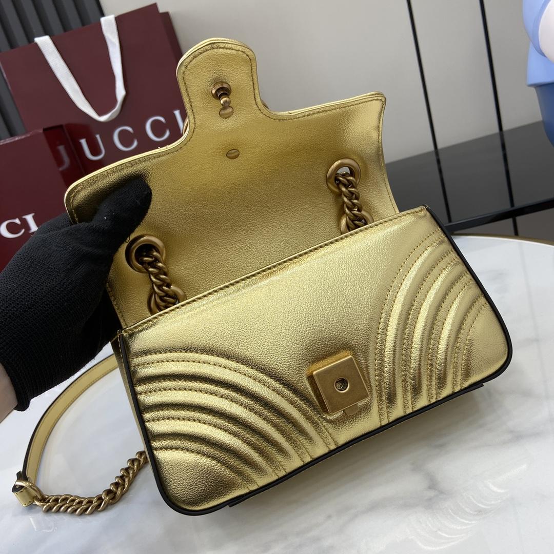 Gucci GG Marmont Mini Shoulder Bag - DopestKickz