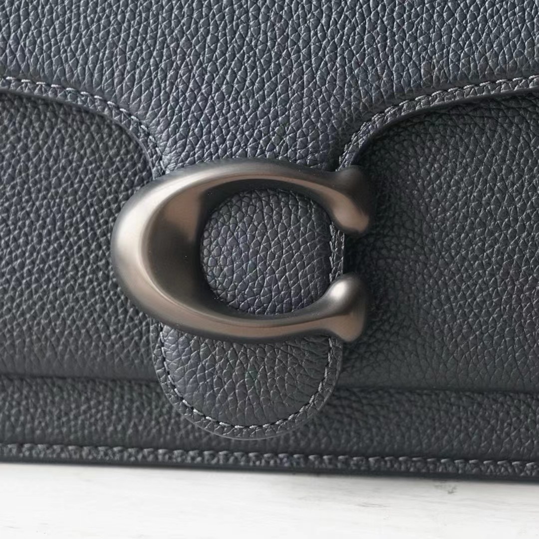 Coach Women's Black Pebble Tabby Shoulder Bag （26*15*8cm） - DopestKickz