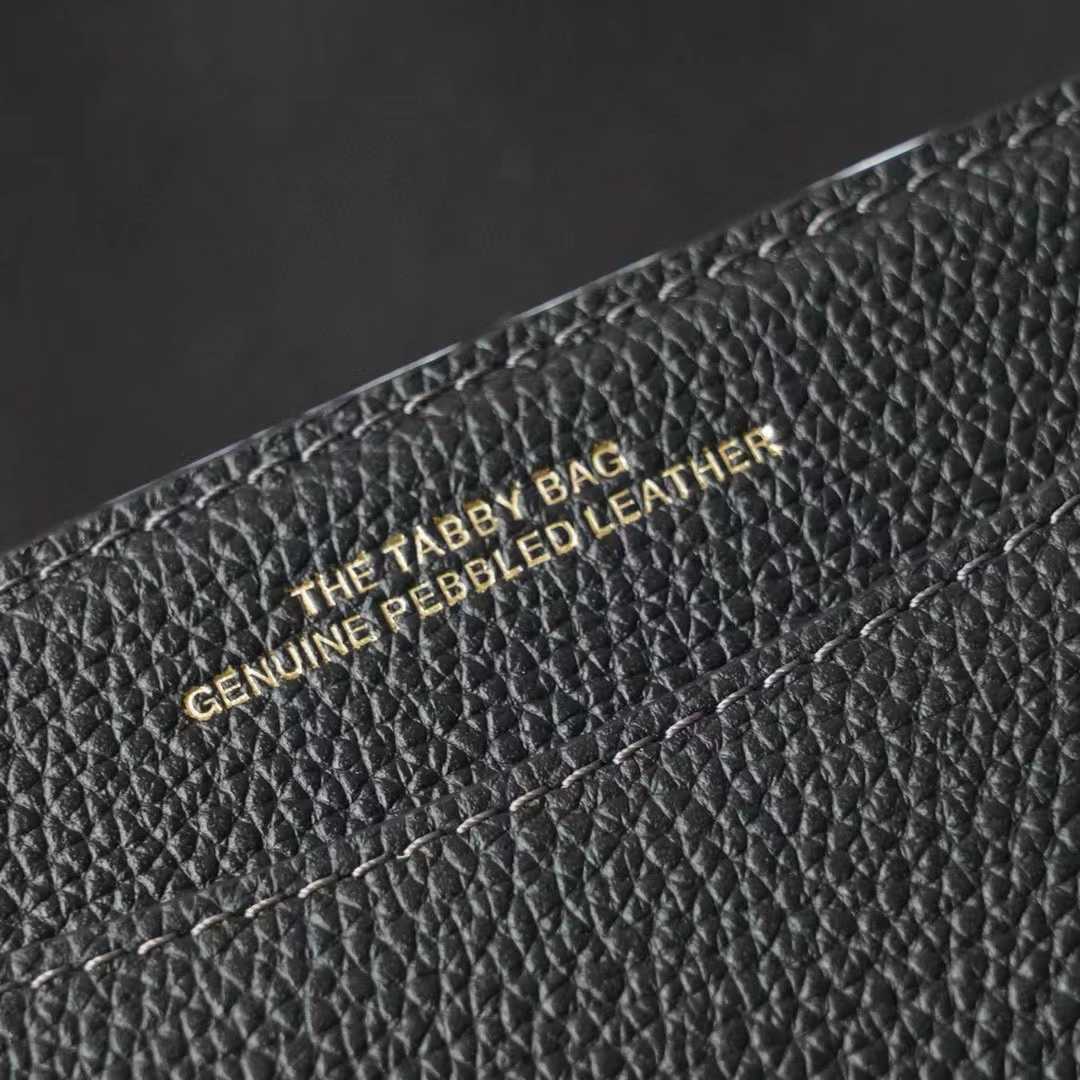 Coach Women's Black Pebble Tabby Shoulder Bag （26*15*8cm） - DopestKickz