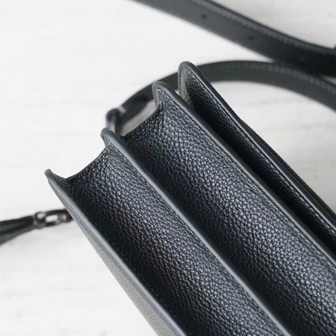 Coach Women's Black Pebble Tabby Shoulder Bag （26*15*8cm） - DopestKickz