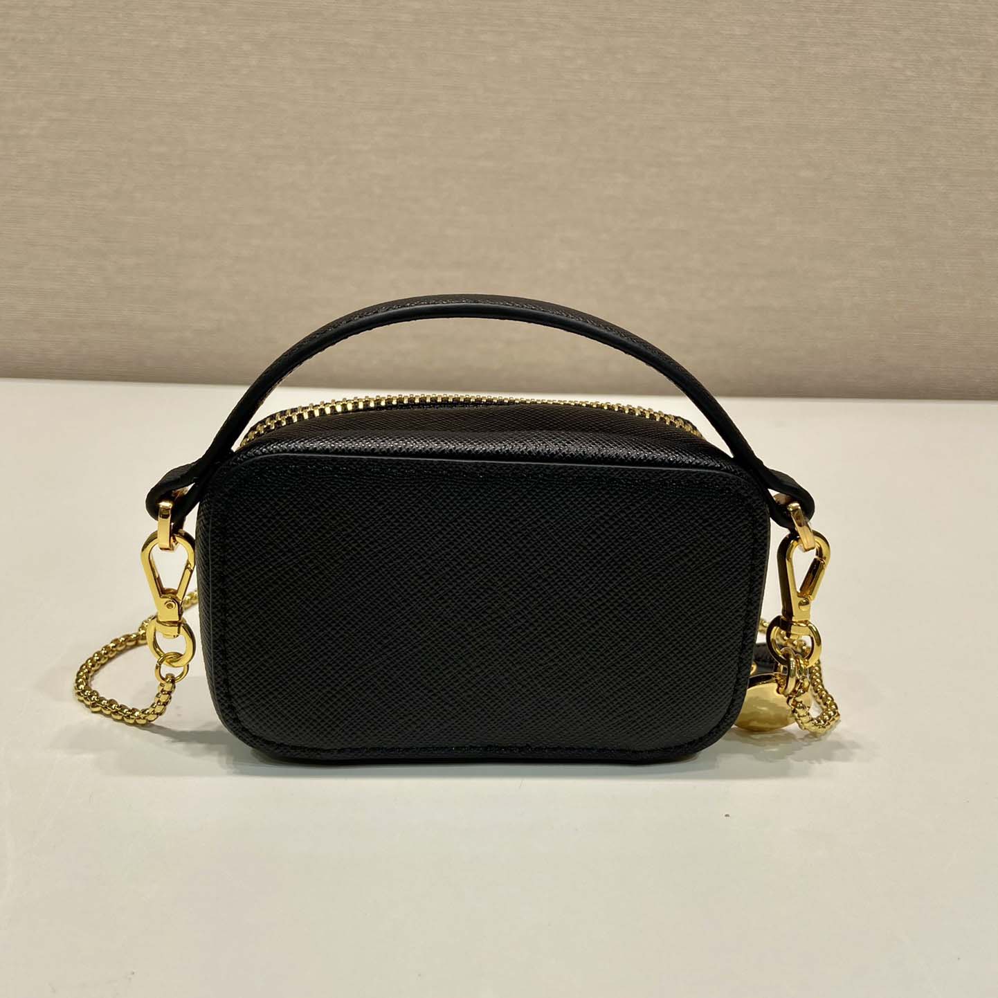 Prada Saffiano Leather Mini-pouch - DopestKickz