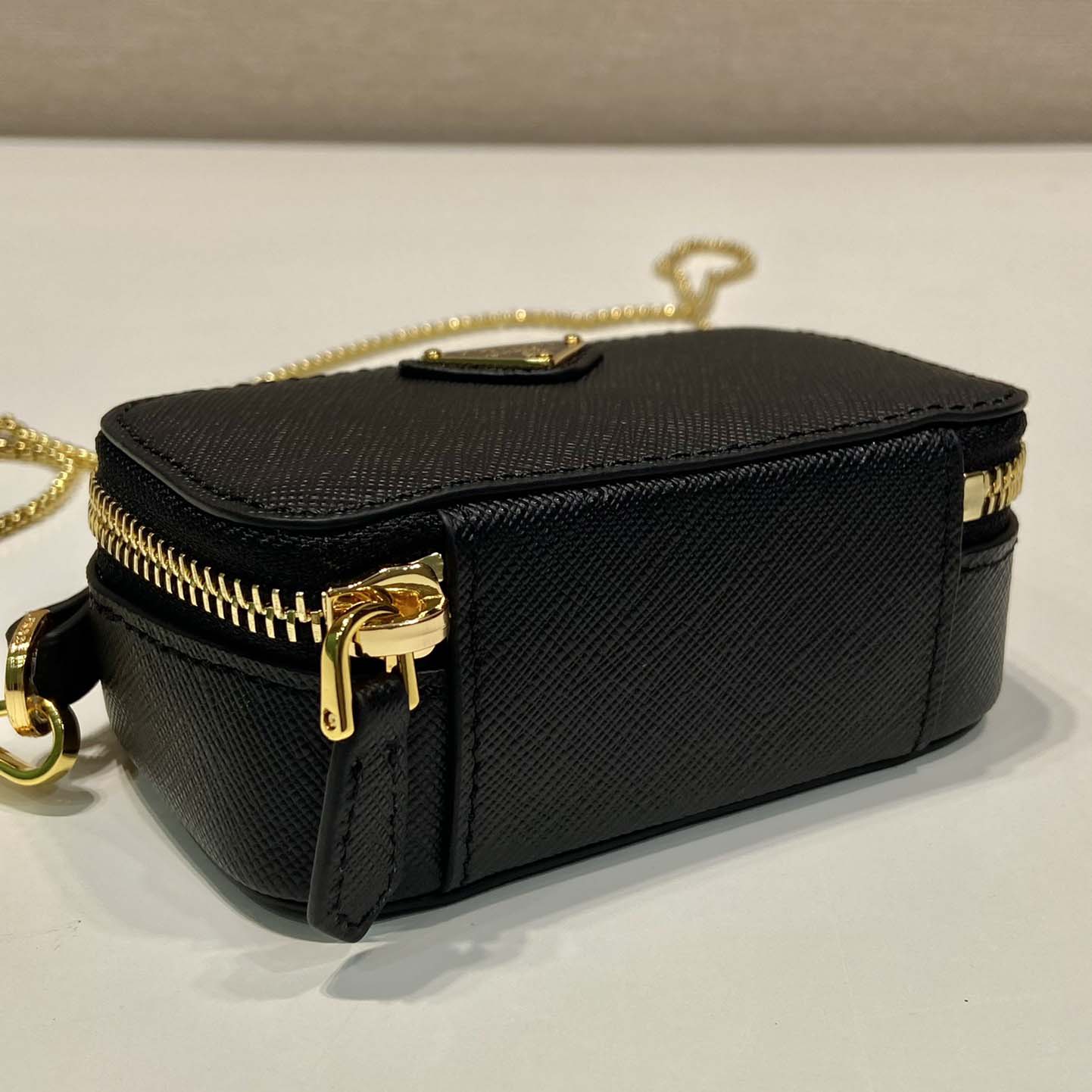 Prada Saffiano Leather Mini-pouch - DopestKickz