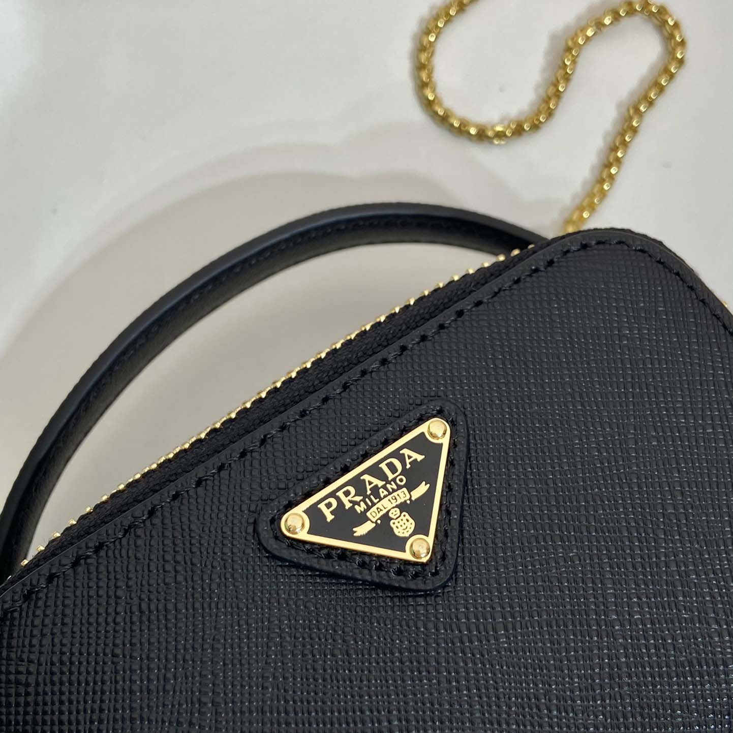 Prada Saffiano Leather Mini-pouch - DopestKickz