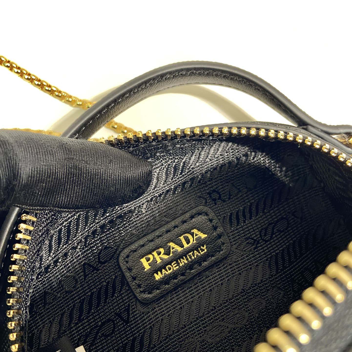 Prada Saffiano Leather Mini-pouch - DopestKickz