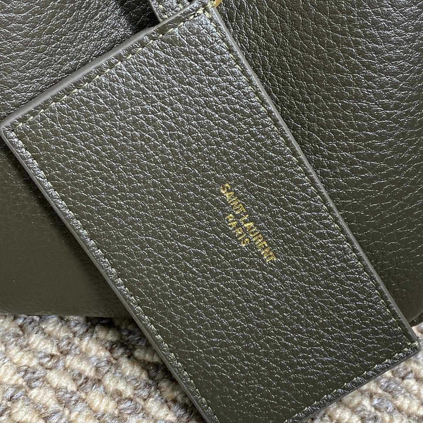 Saint Laurent LE 5 À 7 Supple Baby In Grained Leather - DopestKickz