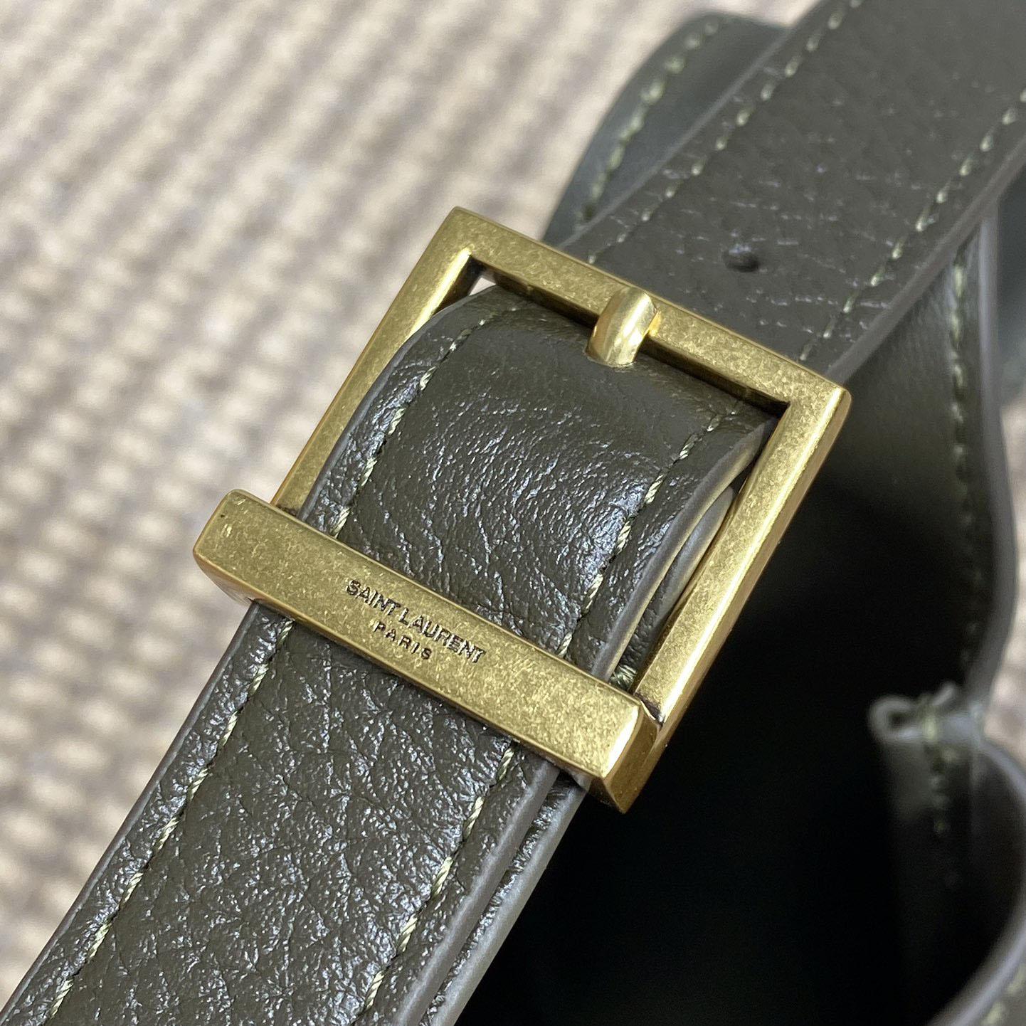 Saint Laurent LE 5 À 7 Supple Baby In Grained Leather - DopestKickz