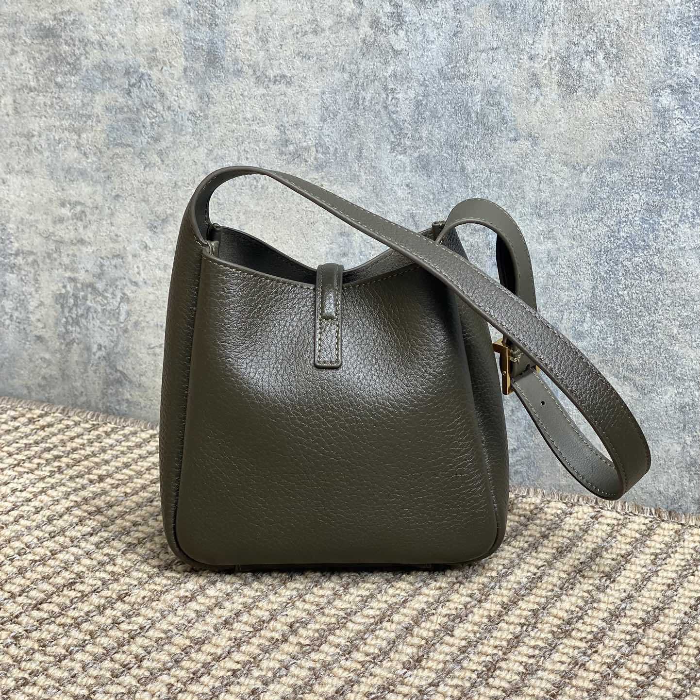 Saint Laurent LE 5 À 7 Supple Baby In Grained Leather - DopestKickz