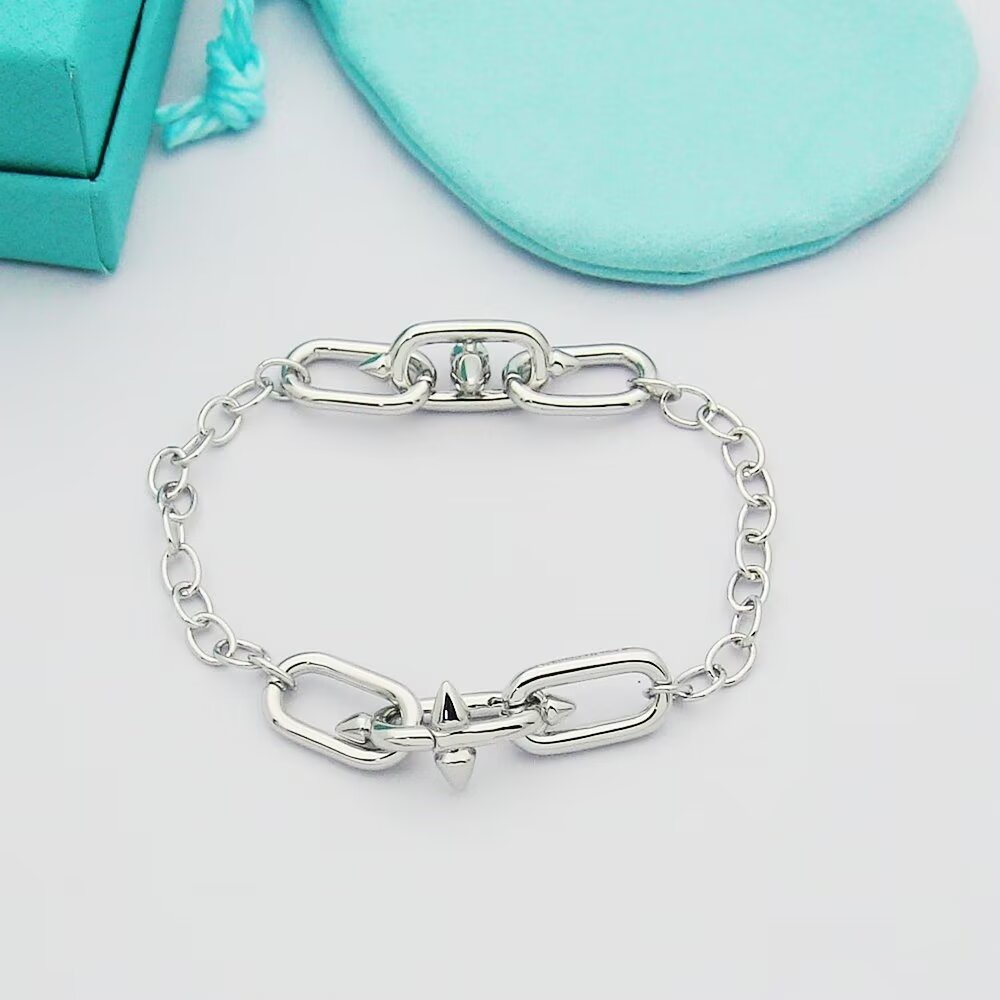 Tiffany & Co. Tiffany Titan by Pharrell Williams Medium Link Station Bracelet  - DopestKickz