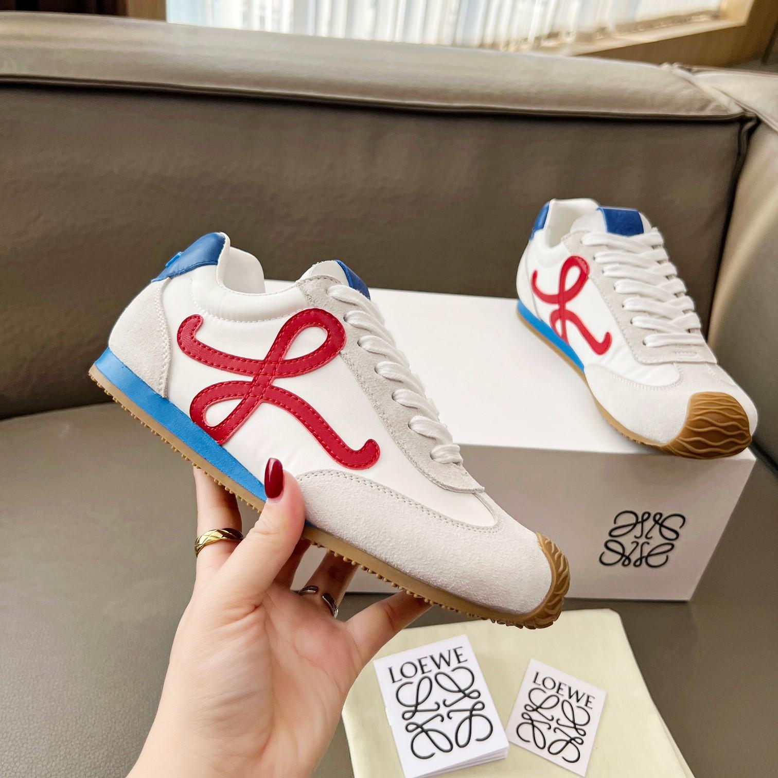 Loewe Ballet Runner 2.0 In Nylon And Calfskin - DopestKickz