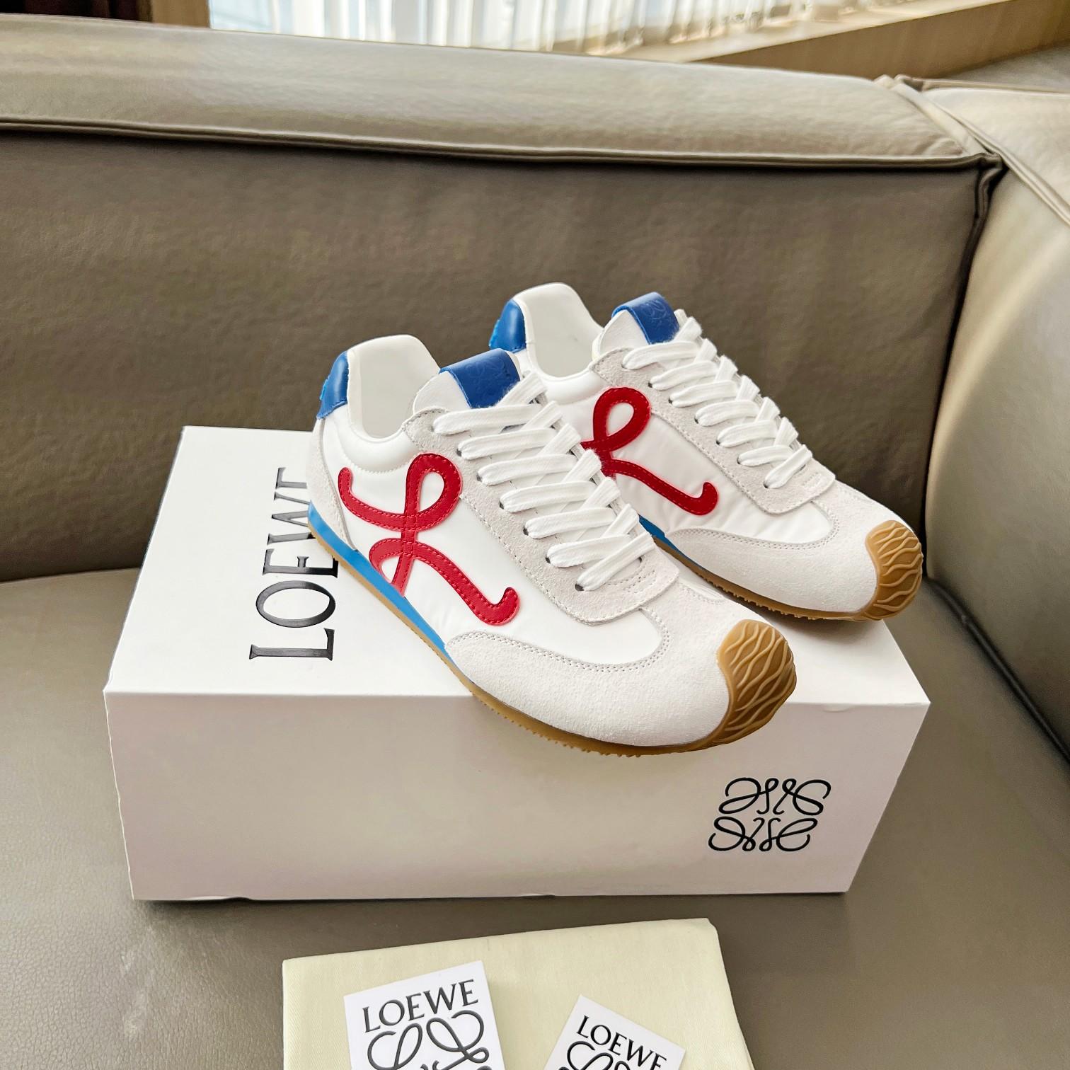 Loewe Ballet Runner 2.0 In Nylon And Calfskin - DopestKickz