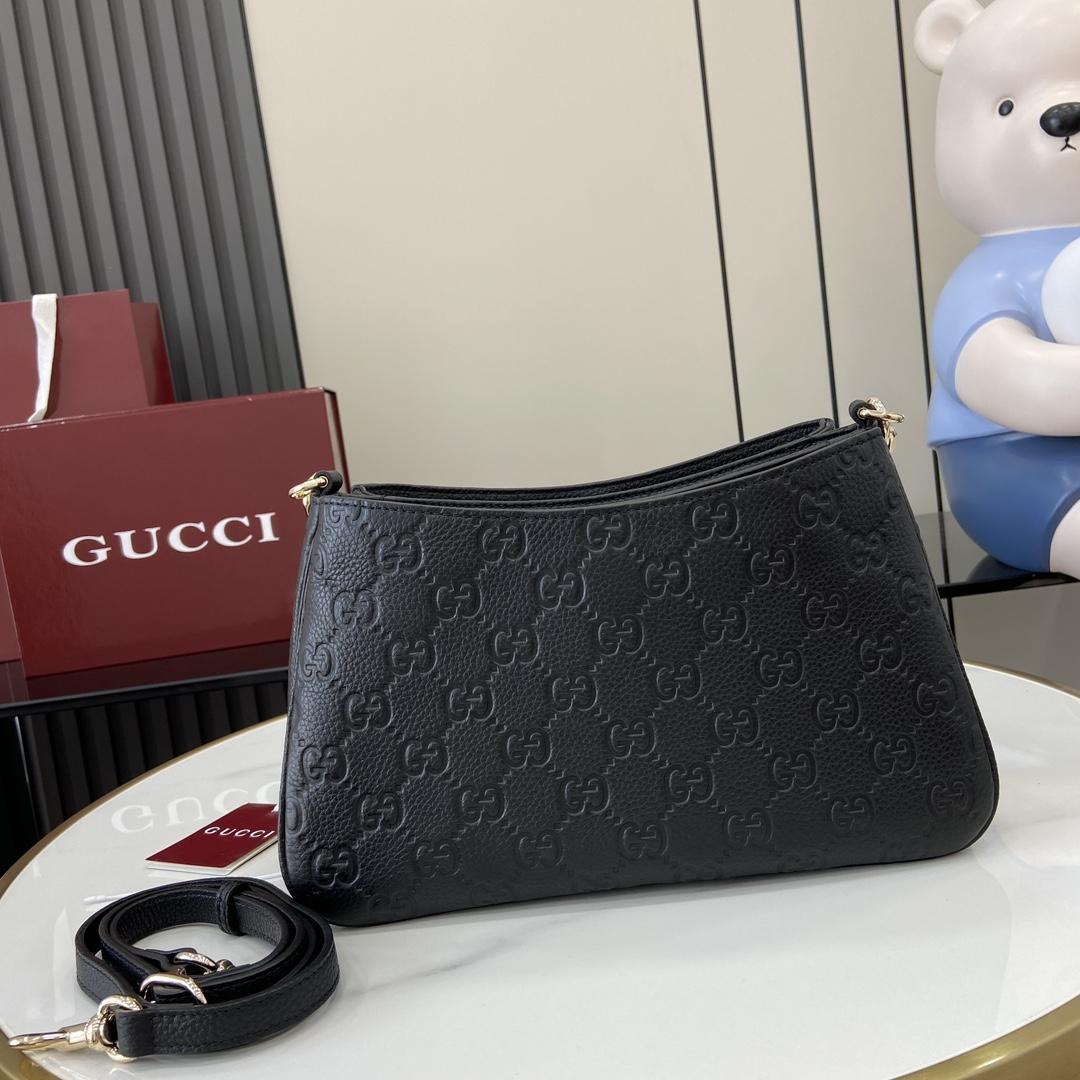 Gucci GG Emblem Mini Shoulder Bag  - DopestKickz