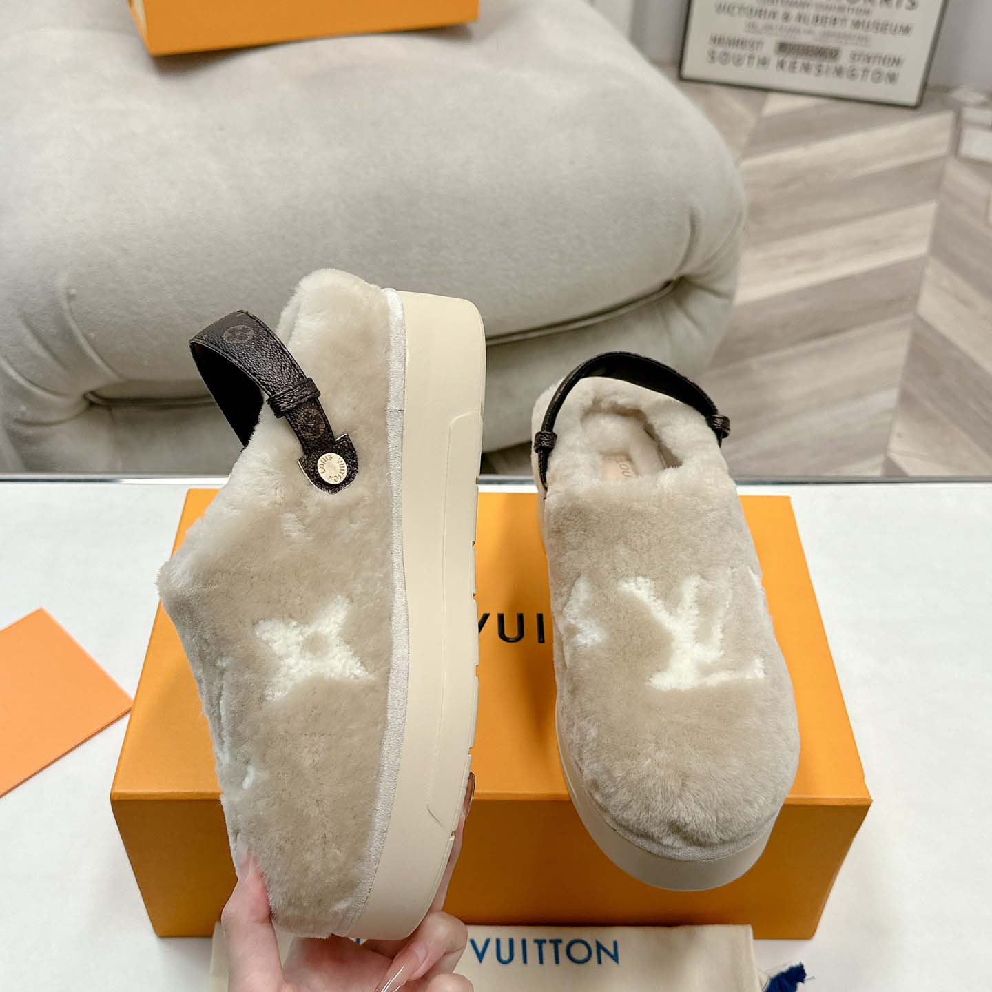 Louis Vuitton Aspen Platform Clog           - DopestKickz