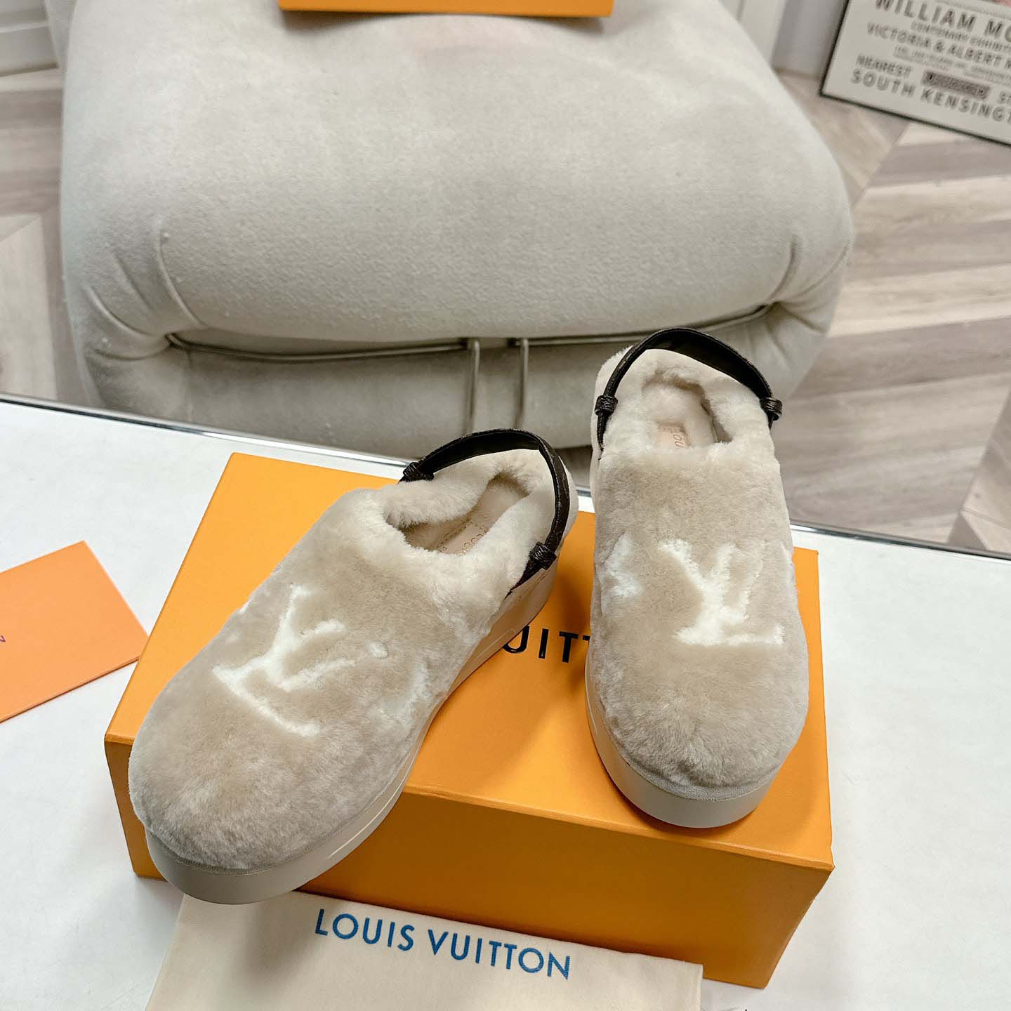 Louis Vuitton Aspen Platform Clog           - DopestKickz