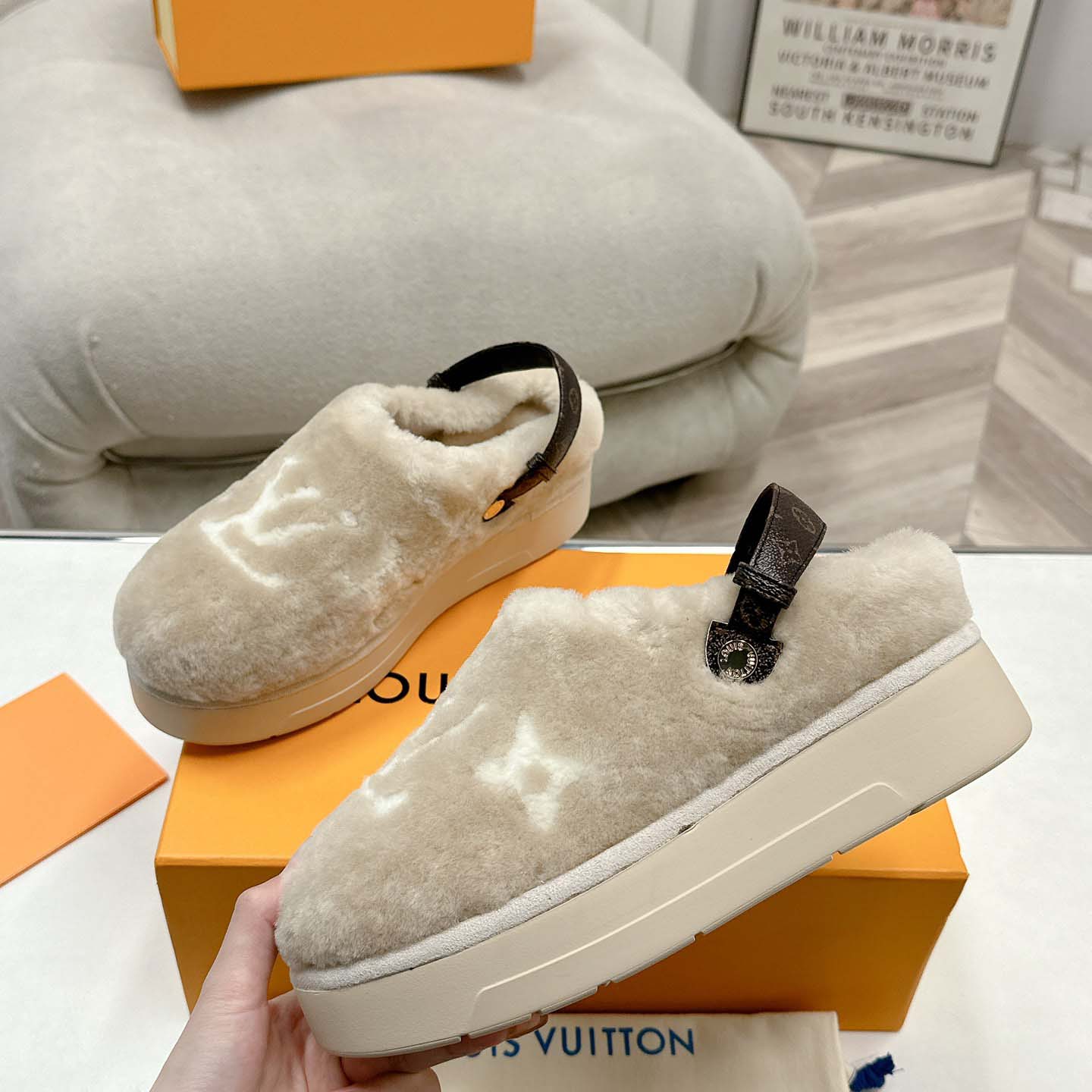 Louis Vuitton Aspen Platform Clog           - DopestKickz