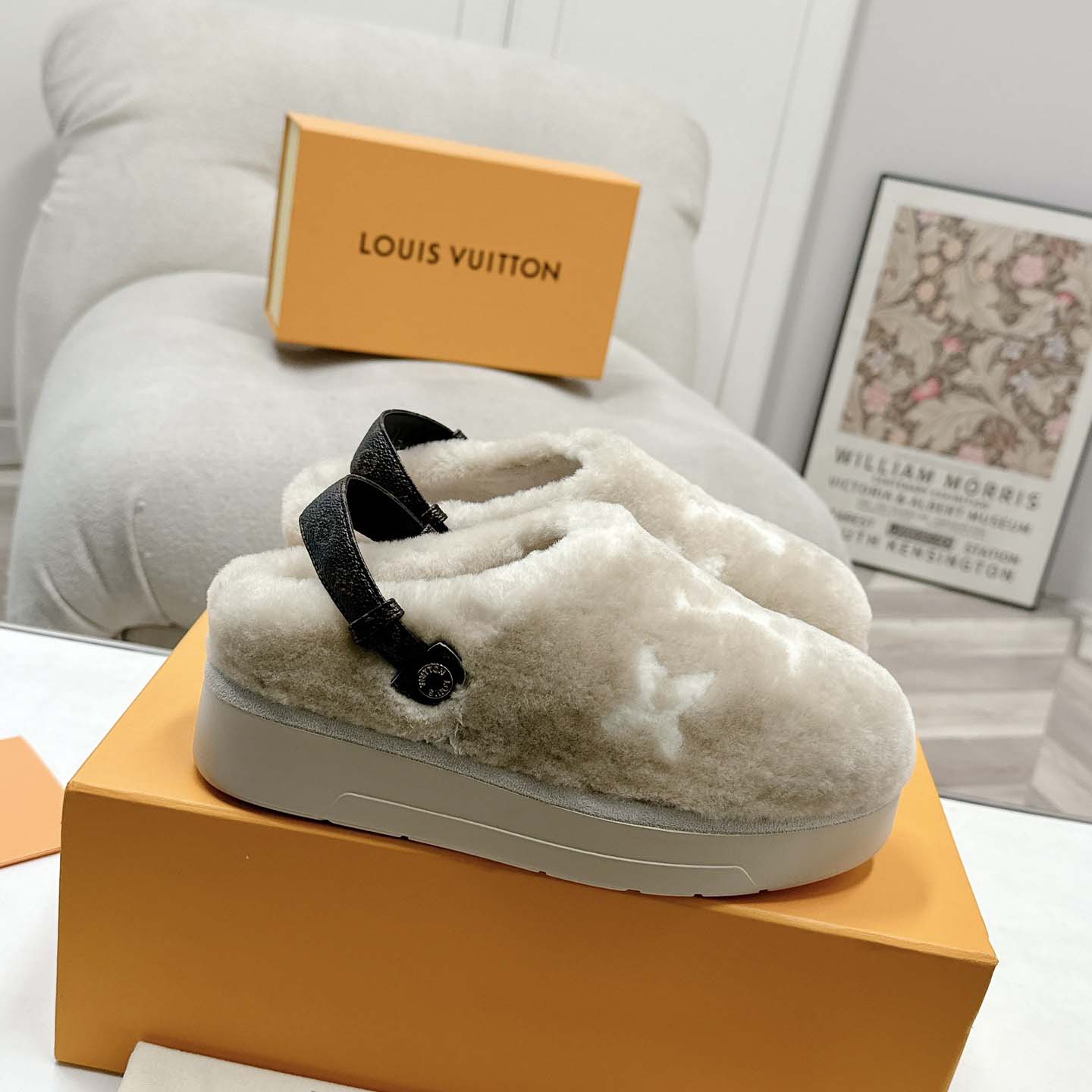 Louis Vuitton Aspen Platform Clog           - DopestKickz